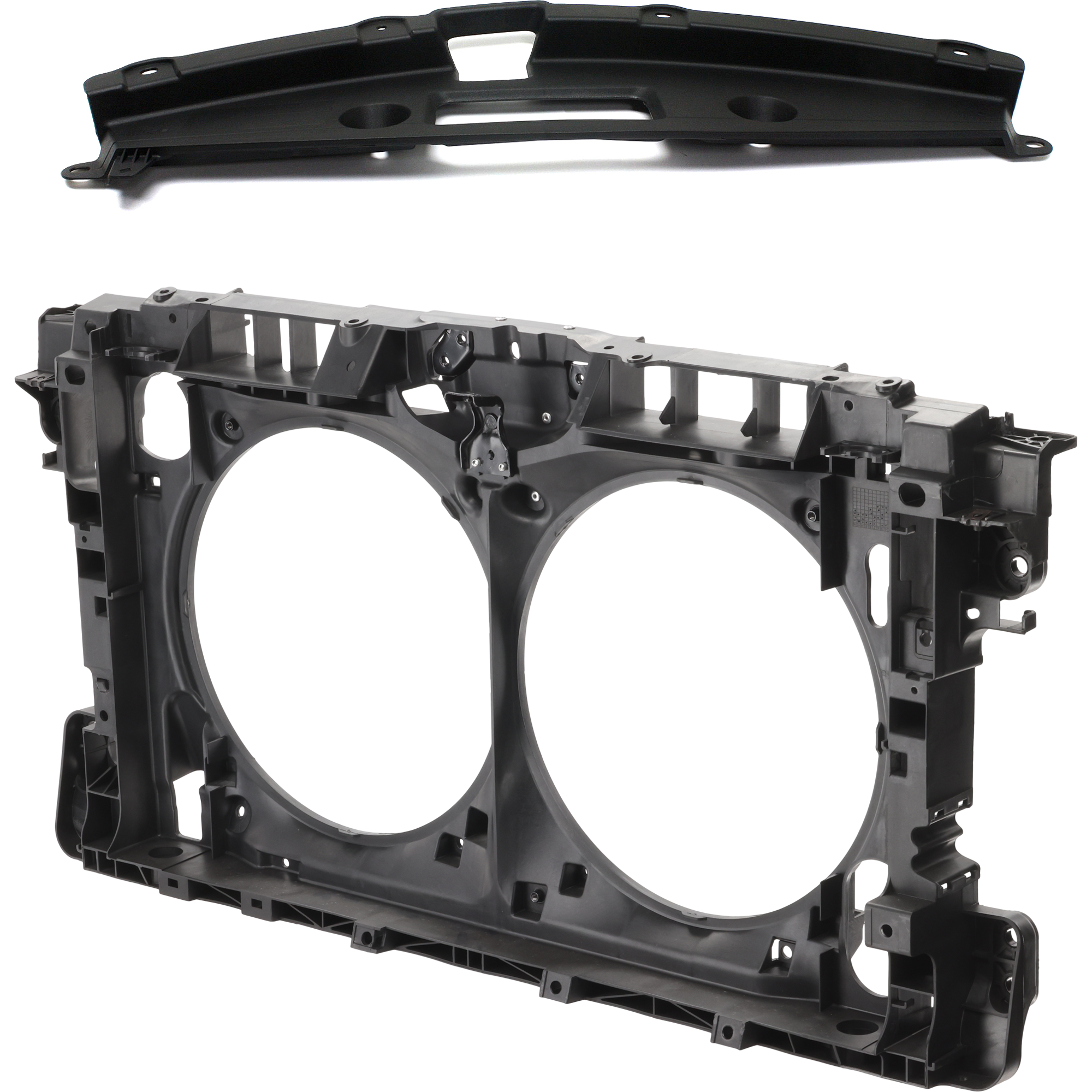 AM ALTIMA 13-15 RADIATOR SUPPORT 2 pc Kit Assembly Plastic with Steel with Radiator Support Cover SKU KIT 050225-25 Partslink NI1225207 NI1224100 OEM 625003TA0B 620783TA0B