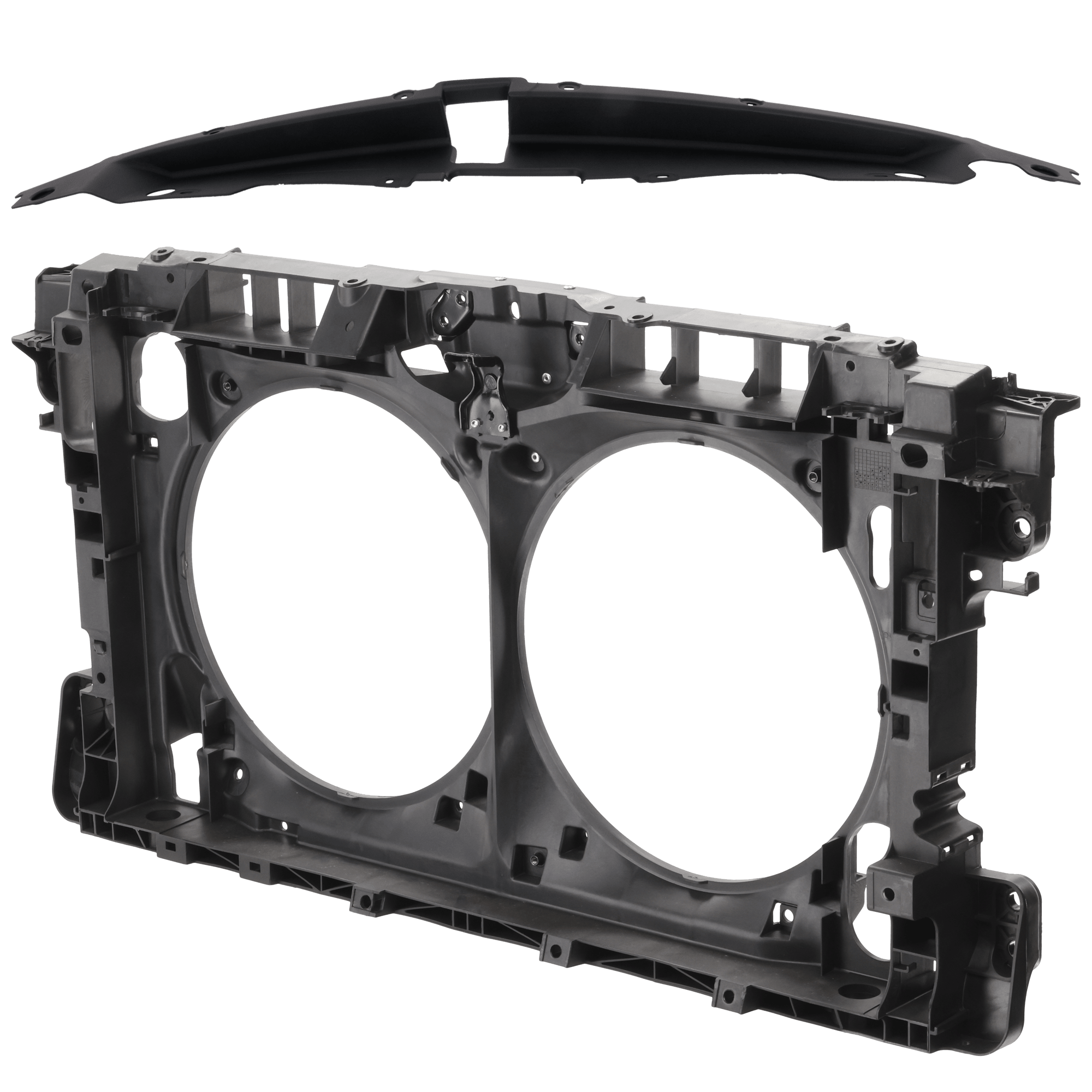 AM MAXIMA 16-23 RADIATOR SUPPORT 2 pc Kit Assembly Plastic with Steel with Radiator Support Cover SKU KIT 050225-29 Partslink NI1225207 NI1224108 OEM 625003TA0B 625804RA0A