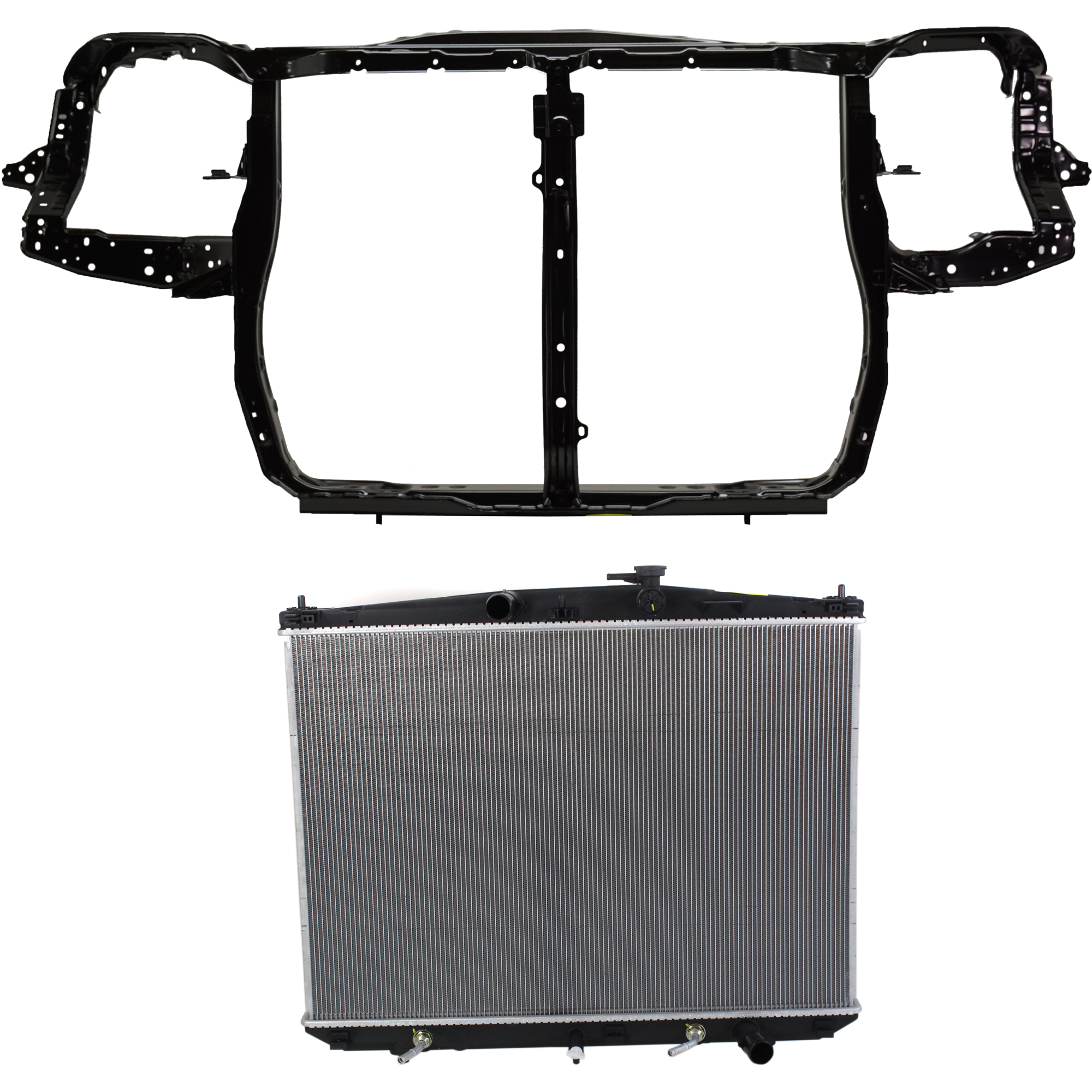 AM HIGHLANDER 14-17 RADIATOR KIT 2 pc Kit 4L 6L Cyl 2.7-3.5L Eng. with Tow Package and Radiator Support SKU KIT 050225-70 Partslink TO3010344 TO1225326 OEM 164000P420-532010E904-532010E9