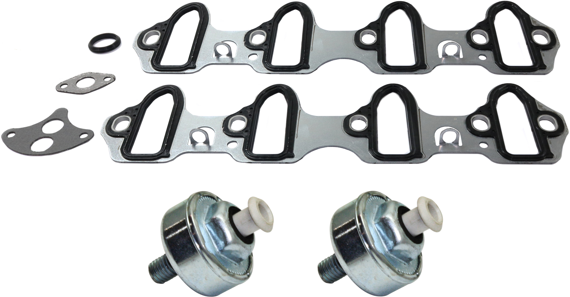 AM SILVERADO 1500-99-08 KNOCK SENSOR 3 pc kit with Intake Manifold Gasket SKU KIT 050314-01 OEM 32001-72926-144431-213362-7165