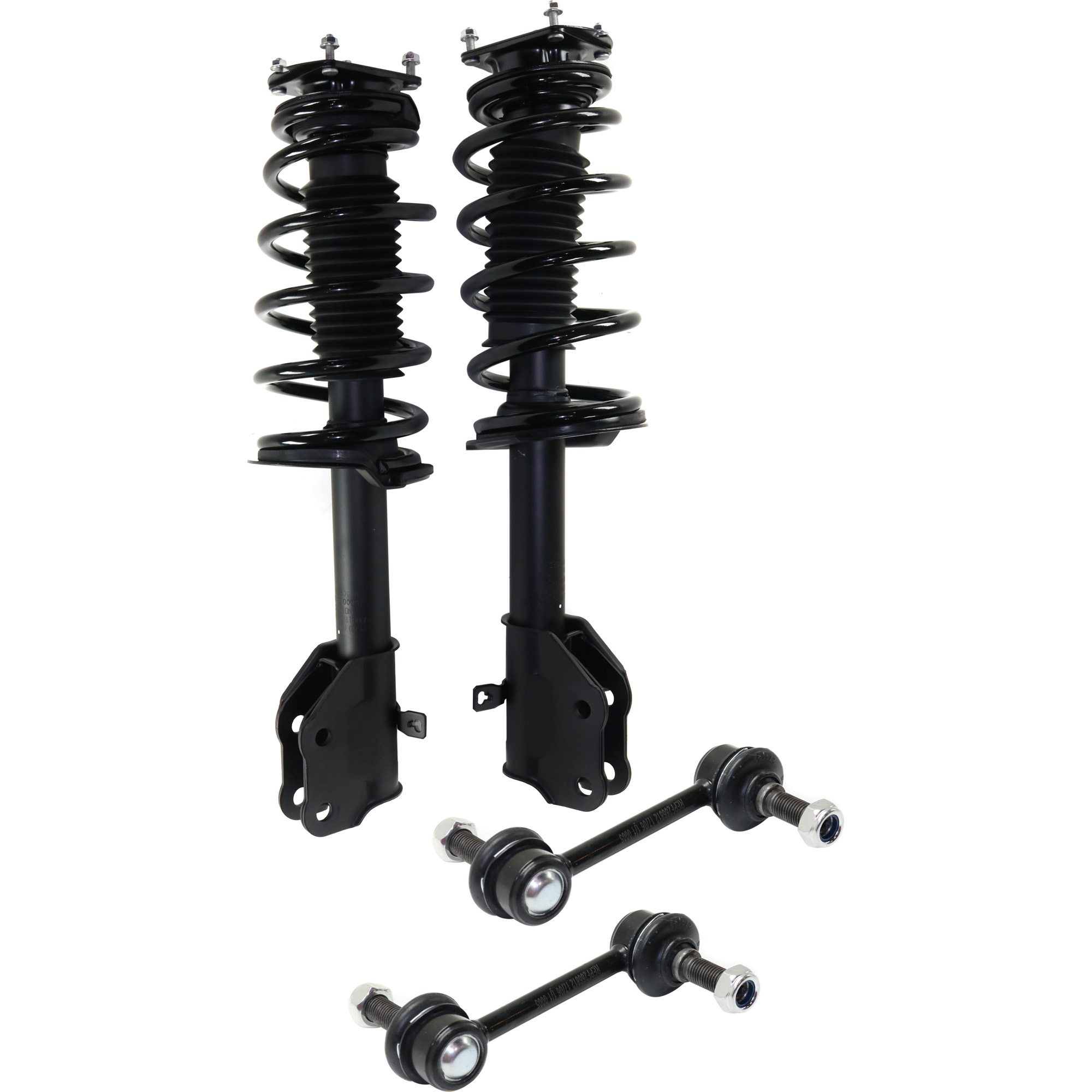 AM EDGE MKX 07-10 FRONT SUSPENSION KIT RH AND LH 4 pc kit with Loaded Struts and Sway Bar Links SKU KIT 050321-05-106 OEM 11-983-119-951-728-800-000-000-000