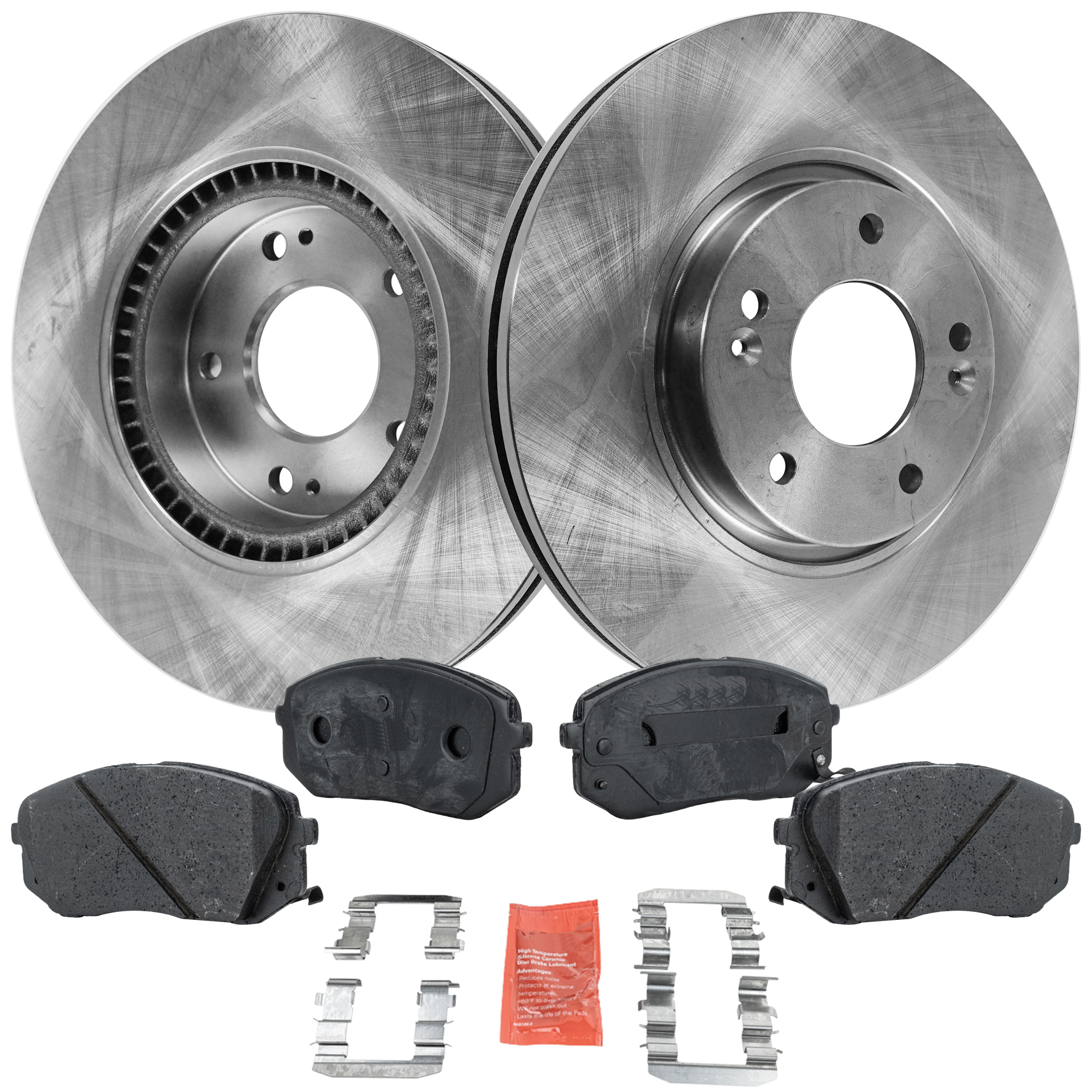 AM SPORTAGE 12-16 FRONT BRAKE DISC AND PAD KIT 4 pc kit SKU KIT 050323-105 OEM 44729-850291-60021032-44729G 9