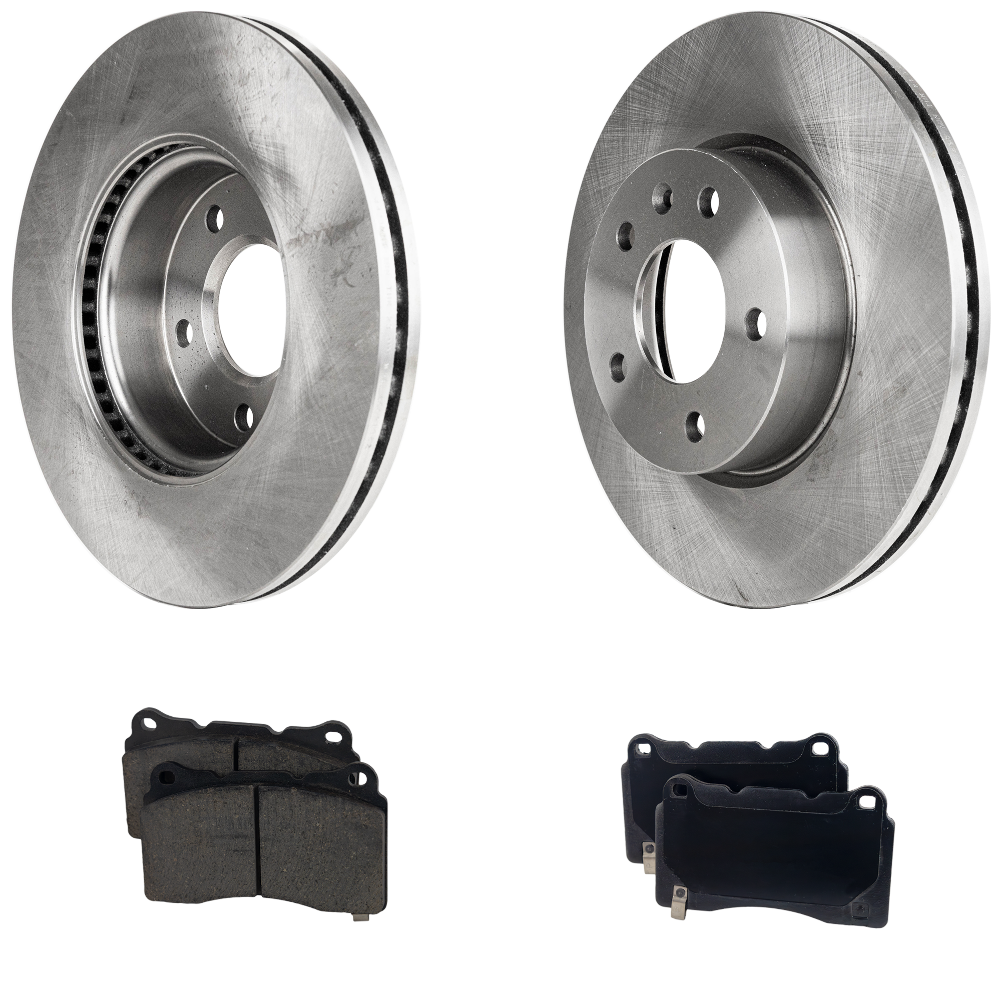 AM ATS 15-17 FRONT BRAKE DISC AND PAD KIT 4 pc kit SKU KIT 050323-93 OEM 41280-72032-850382-12162136-60