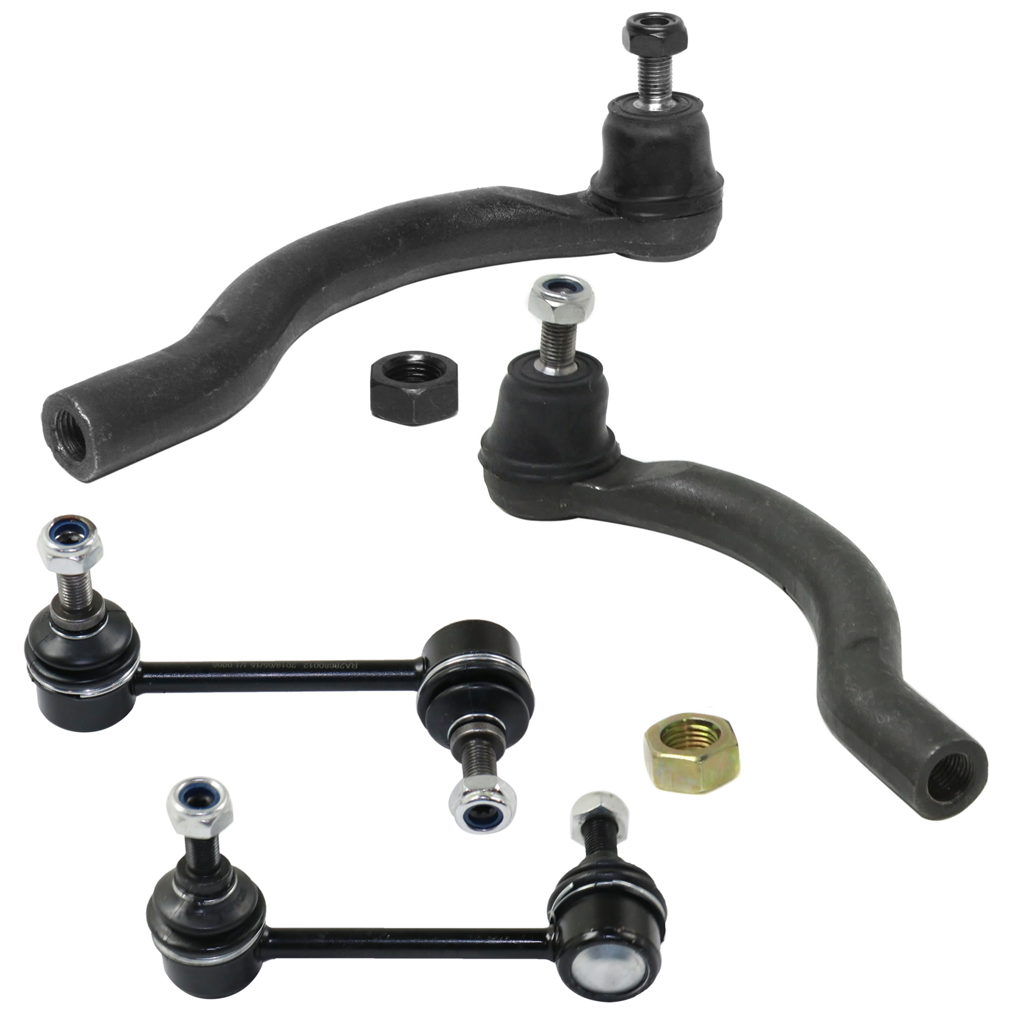 AM ACCORD 98-07 TSX 04-08 FRONT SUSPENSION KIT 4 pc Kit with Tie Rod End and Sway Bar Link SKU KIT 050324-04 OEM 52325S84A01-52321SDR003-52320S