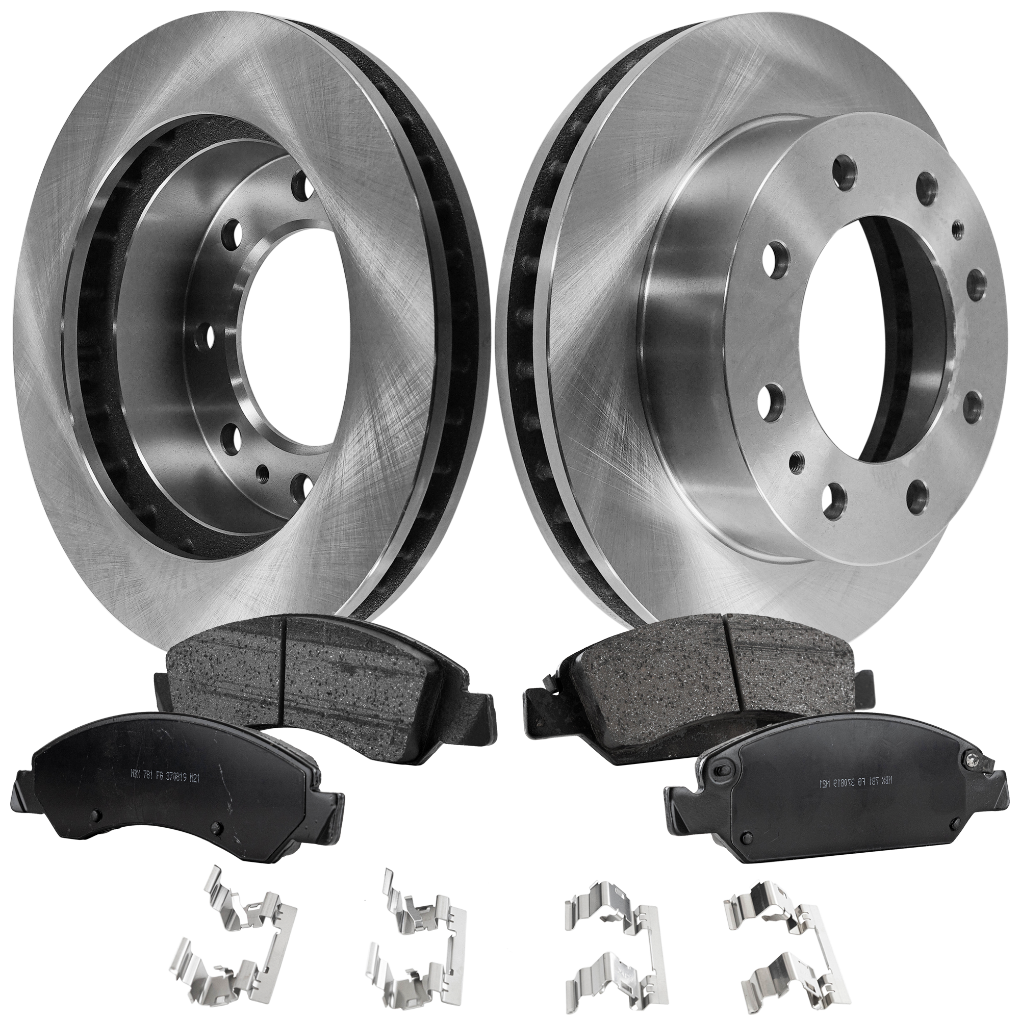 AM SILVERADO 1500-05-05 FRONT BRAKE DISC AND PAD KIT 4 pc Kit SKU KIT 050623-22 OEM 18060654-19257667-22742382-231