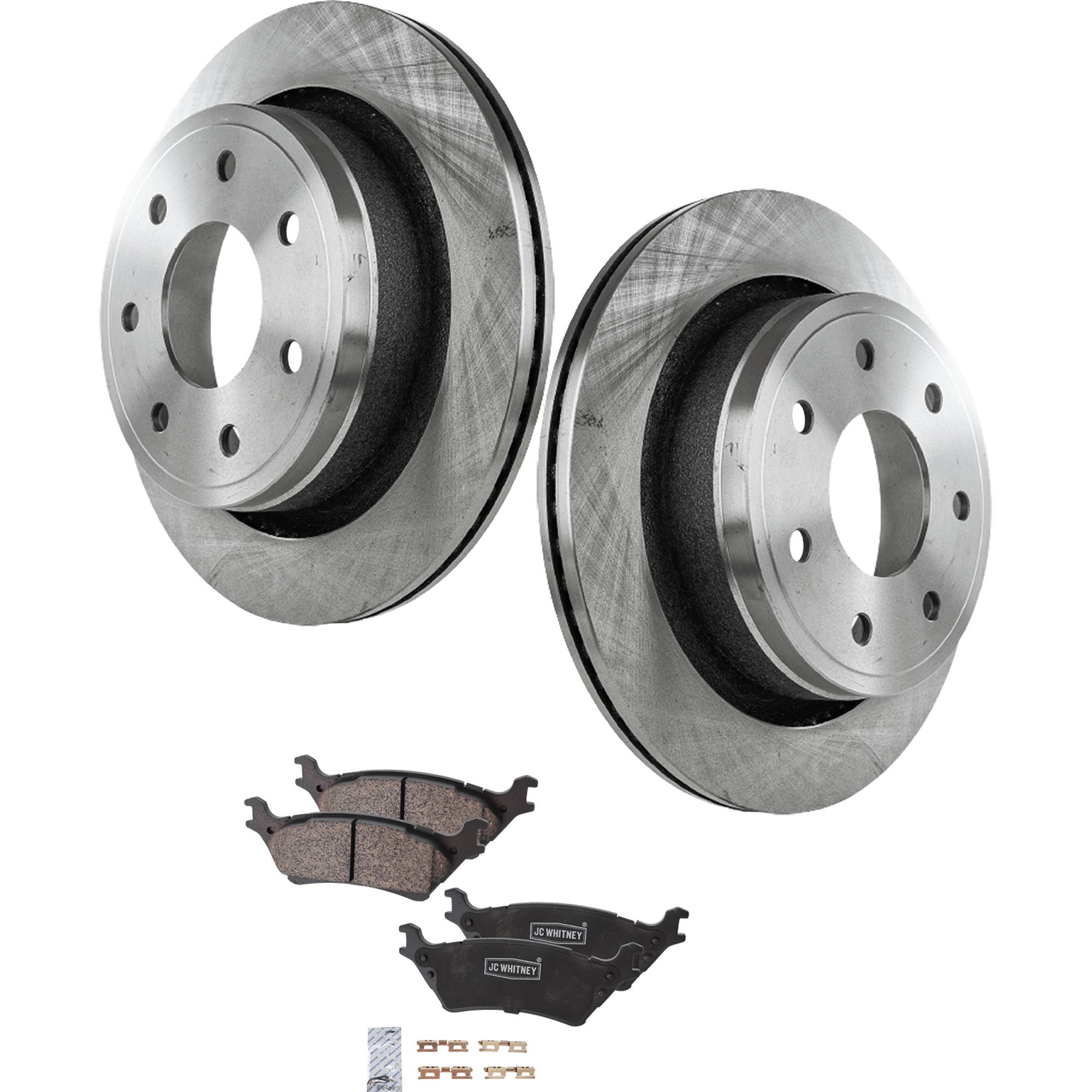 AM F 150-12-14 REAR BRAKE DISC AND PAD KIT 4 pc kit SKU KIT 050623-43 OEM 42282-850310-60054218-680977R