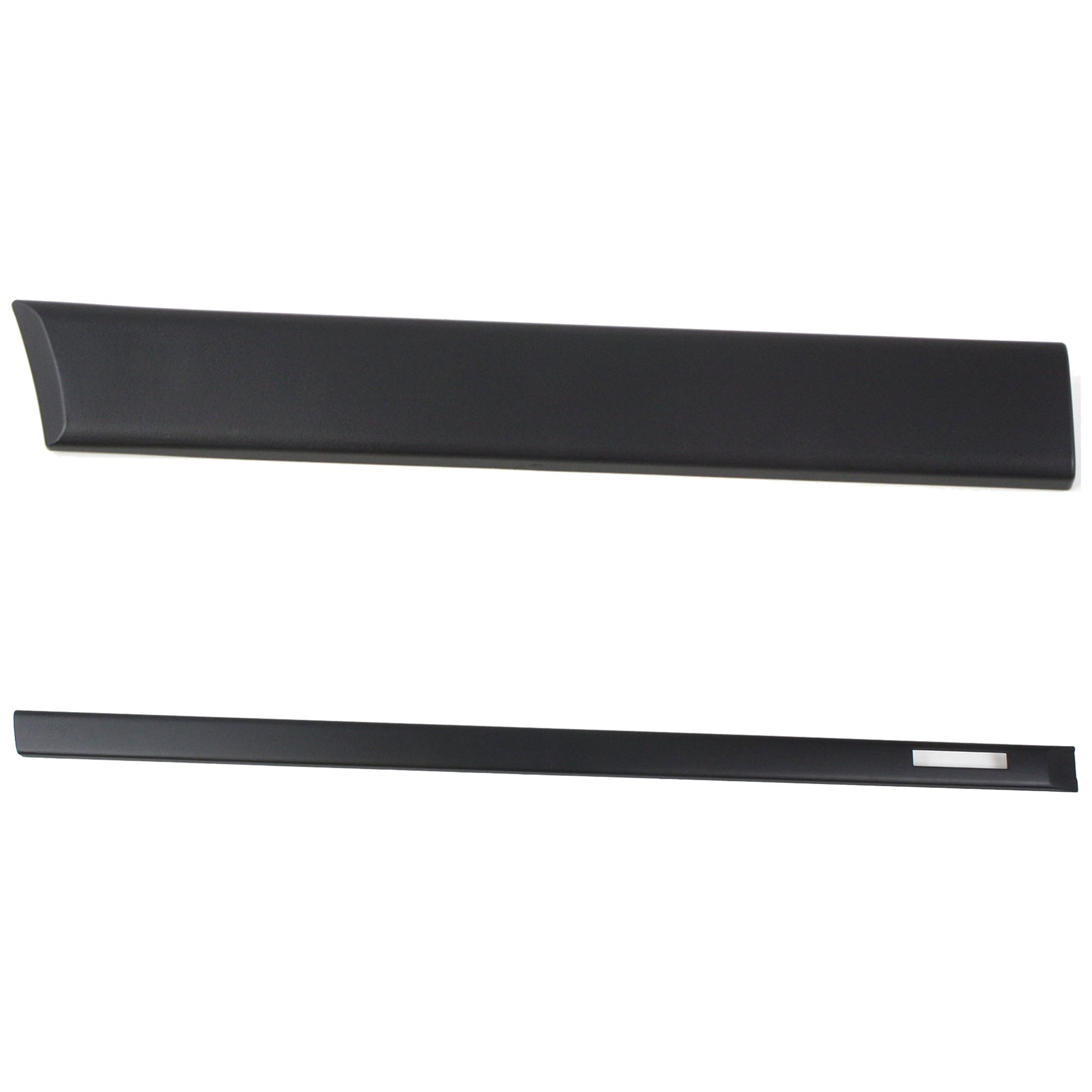 AM M3-94-99 FRONT DOOR MOLDING RH AND LH 2 pc kit Primed Plastic Coupe Convertible with Fender Molding SKU KIT 050624-05 Partslink BM1305112 BM1293110 OEM 51132256788-51132233686