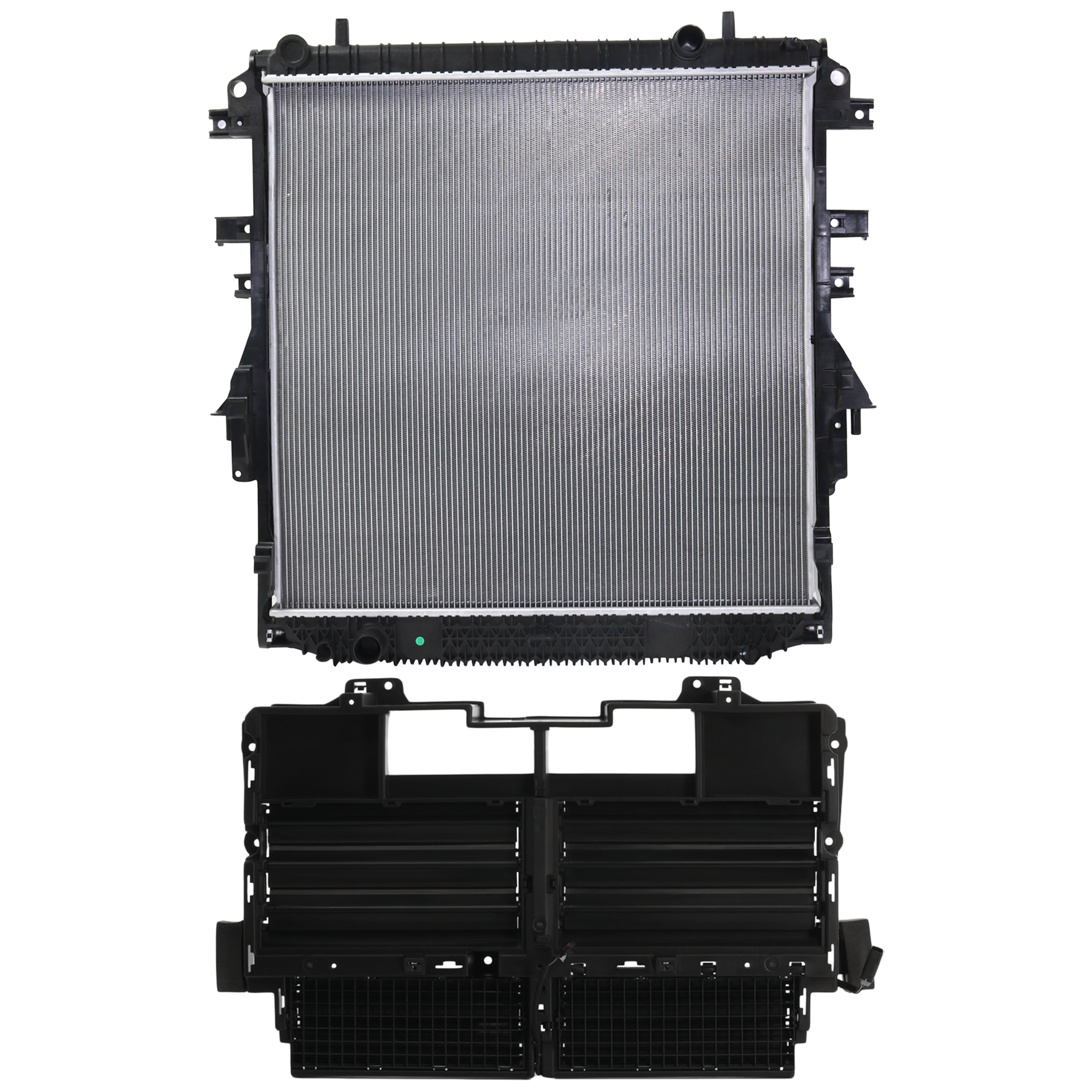 AM CANYON COLORADO 15-22 ACTIVE GRILLE SHUTTER 2 pc Kit 2.5L Eng. with Radiator SKU KIT 050726-36 Partslink GM1206109C GM3010572 OEM 84651500-84671374
