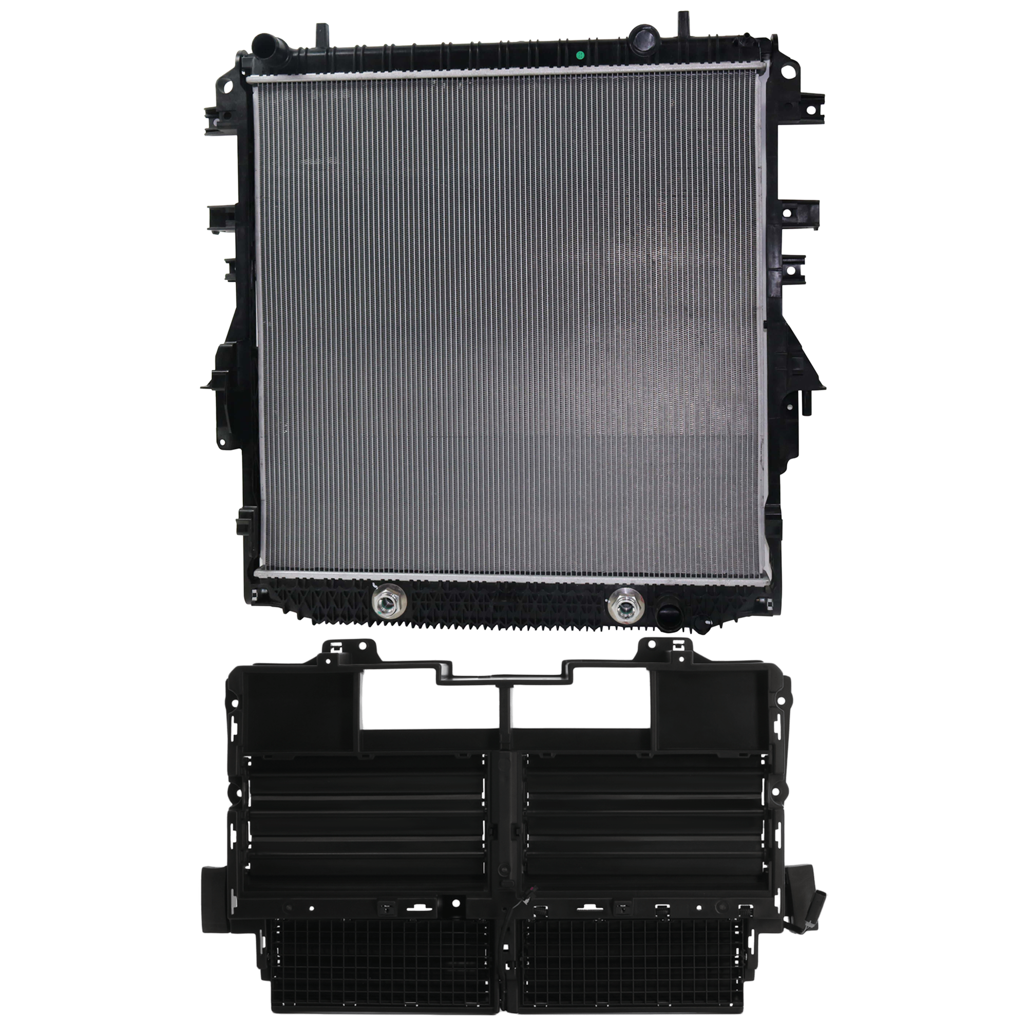 AM CANYON COLORADO 15-16 ACTIVE GRILLE SHUTTER 2 pc Kit 3.6L Eng. with Radiator SKU KIT 050726-38 Partslink GM1206109C GM3010573 OEM 84651500-84910548