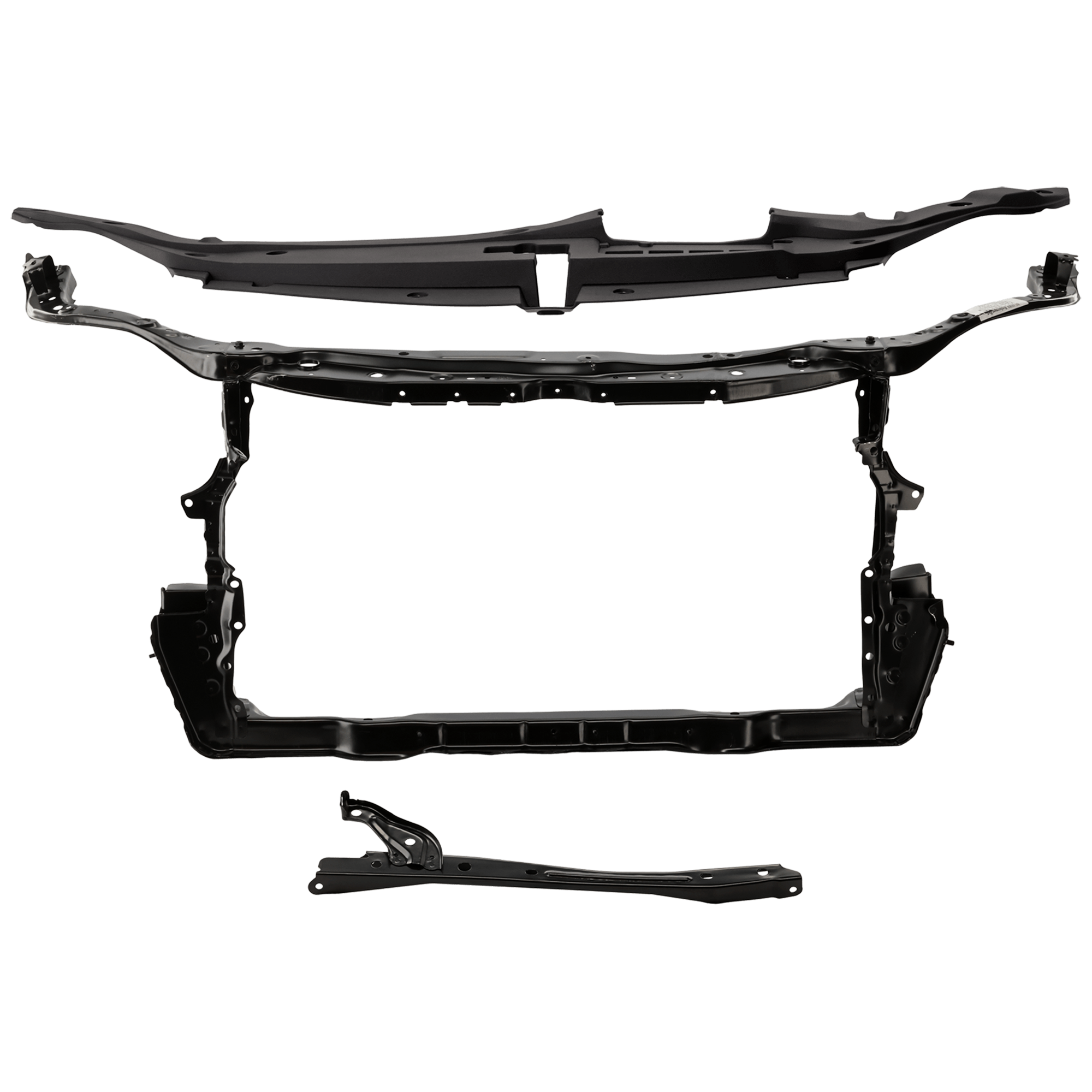 AM CAMRY 15-17 RADIATOR SUPPORT 2 pc Kit Assembly with Radiator Support Cover SKU KIT 050826-01 Partslink TO1225328 TO1224103 OEM 5321006150-5329506130