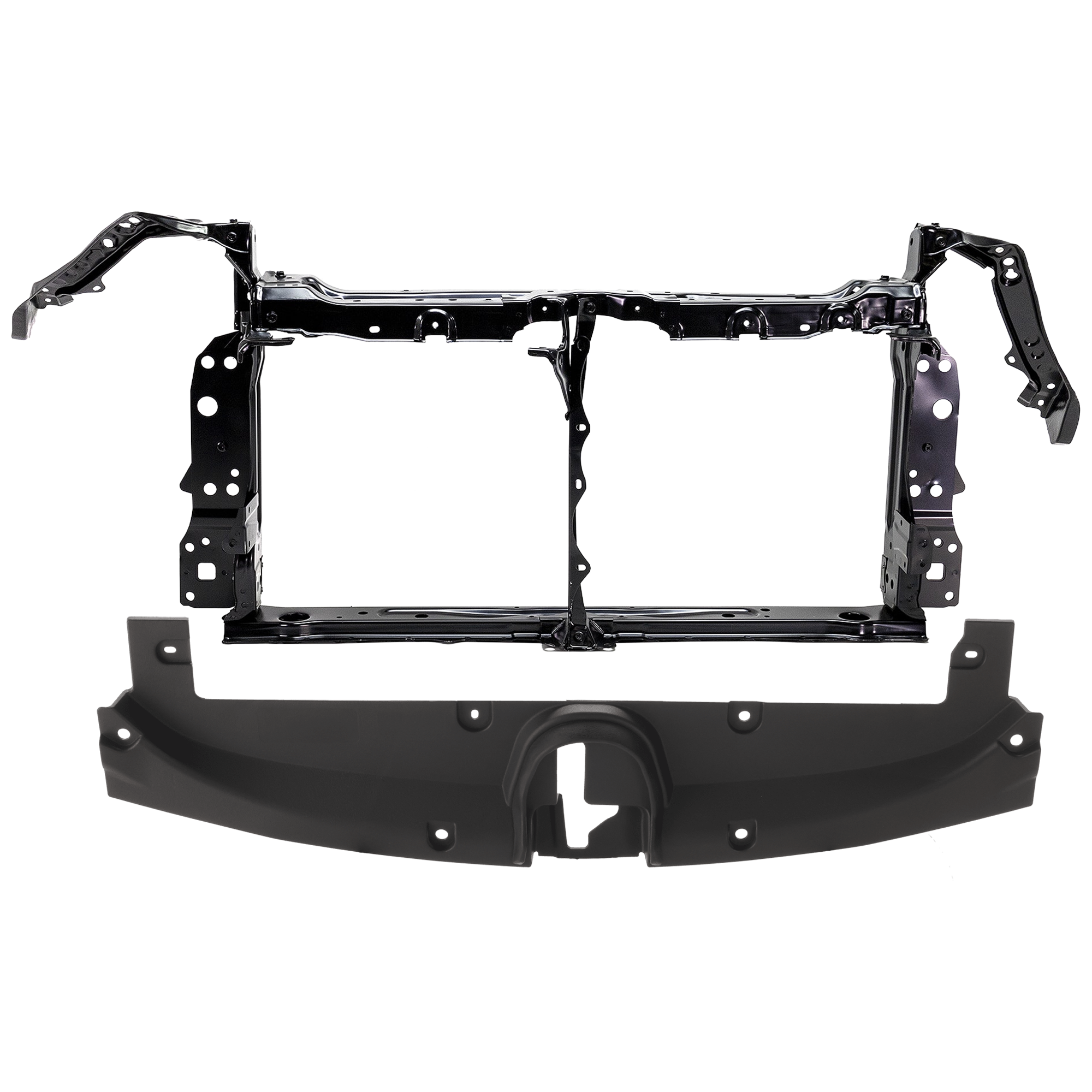 AM COROLLA 20-22 RADIATOR SUPPORT 2 pc Kit Assembly 2.0L Eng. North America Built Vehicle with Radiator Support Cover SKU KIT 050826-21 Partslink TO1225503 TO1224127 OEM 5320102430-5328902020
