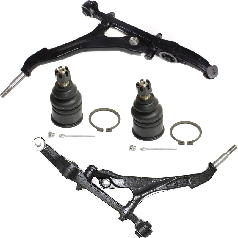 AM CIVIC 92-95 CIVIC DEL SOL 93-97 INTEGRA 94-01 FRONT CONTROL ARM RH AND LH Lower 4 pc Kit with Ball Joints and Control Arms SKU KIT 050913-08 OEM 104216-254007-1014786-2601427