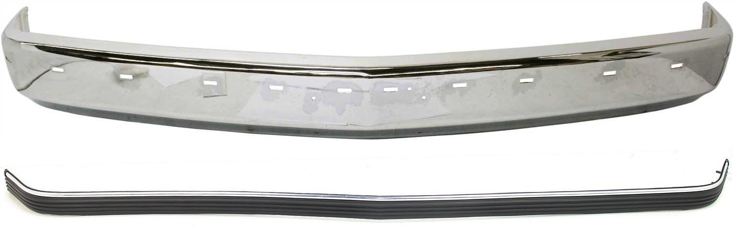 AM C K FULL SIZE P U 88-00 FRONT BUMPER 2 pc kit with Bumper Trim SKU KIT 050918-01 Partslink GM1002802 GM1057127 OEM 15574111-15574113