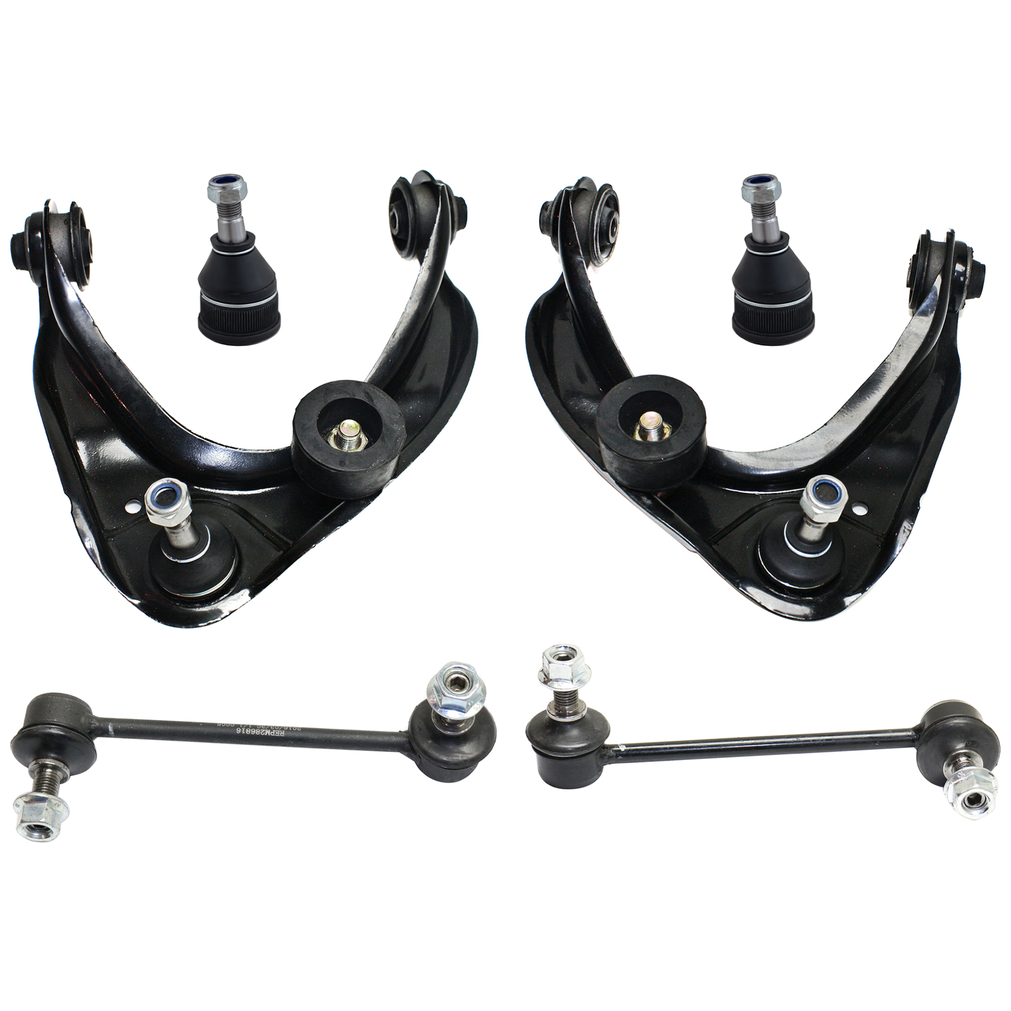 AM FUSION 06-10 FRONT CONTROL ARM KIT RH AND LH Upper w ball joint s 6 pc Kit with Ball Joint and Sway Bar Link SKU KIT 050918-13 OEM GJ6A34540 GK2A34250C GR8C342