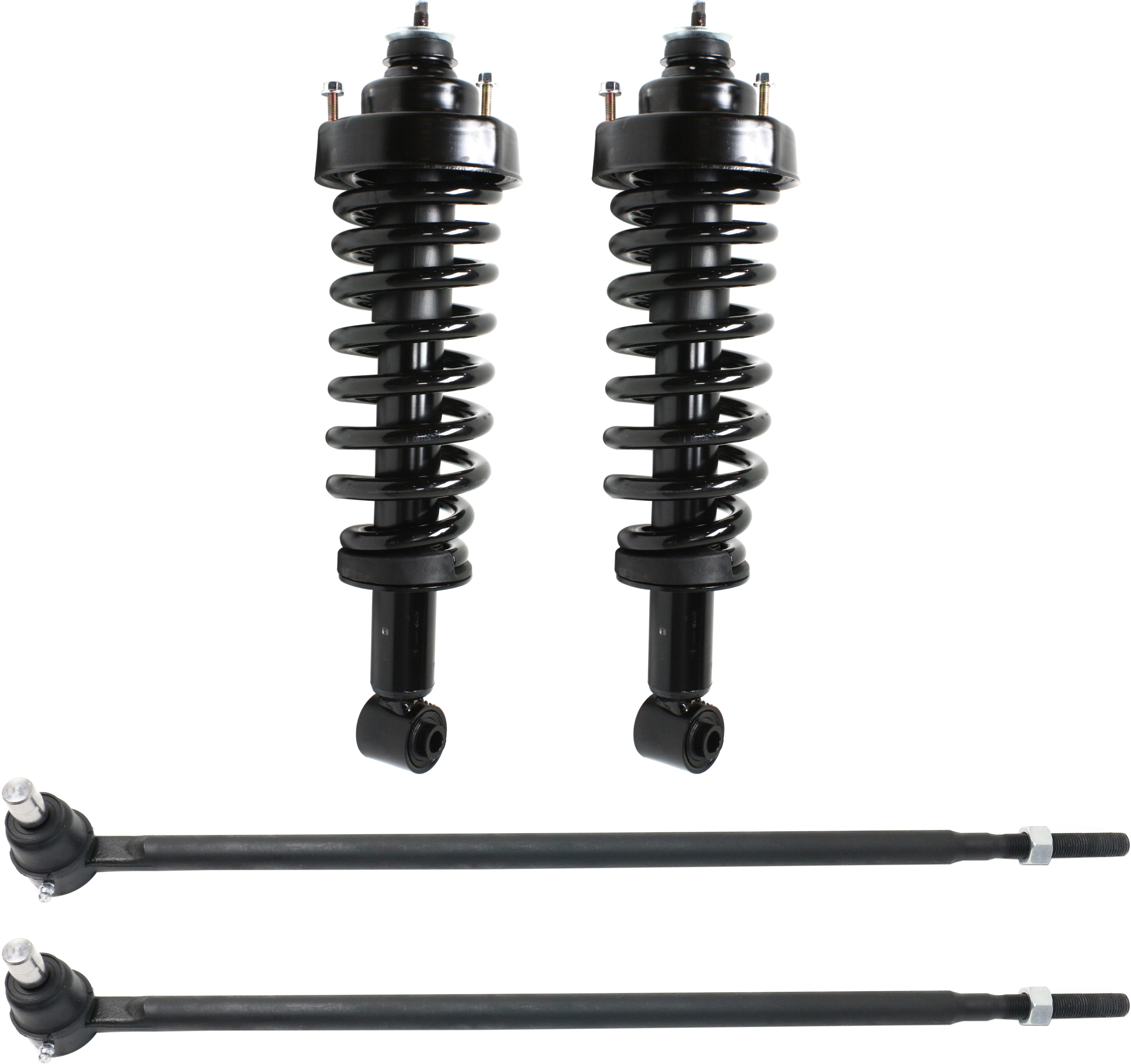 AM EXPLORER MOUNTAINEER 02-05 REAR SUSPENSION KIT RH AND LH 4 pc kit with Loaded Struts and Tie Rod Ends SKU KIT 050918-29 OEM 5L2Z18125CA 3U2Z18124PAA 2L2Z5