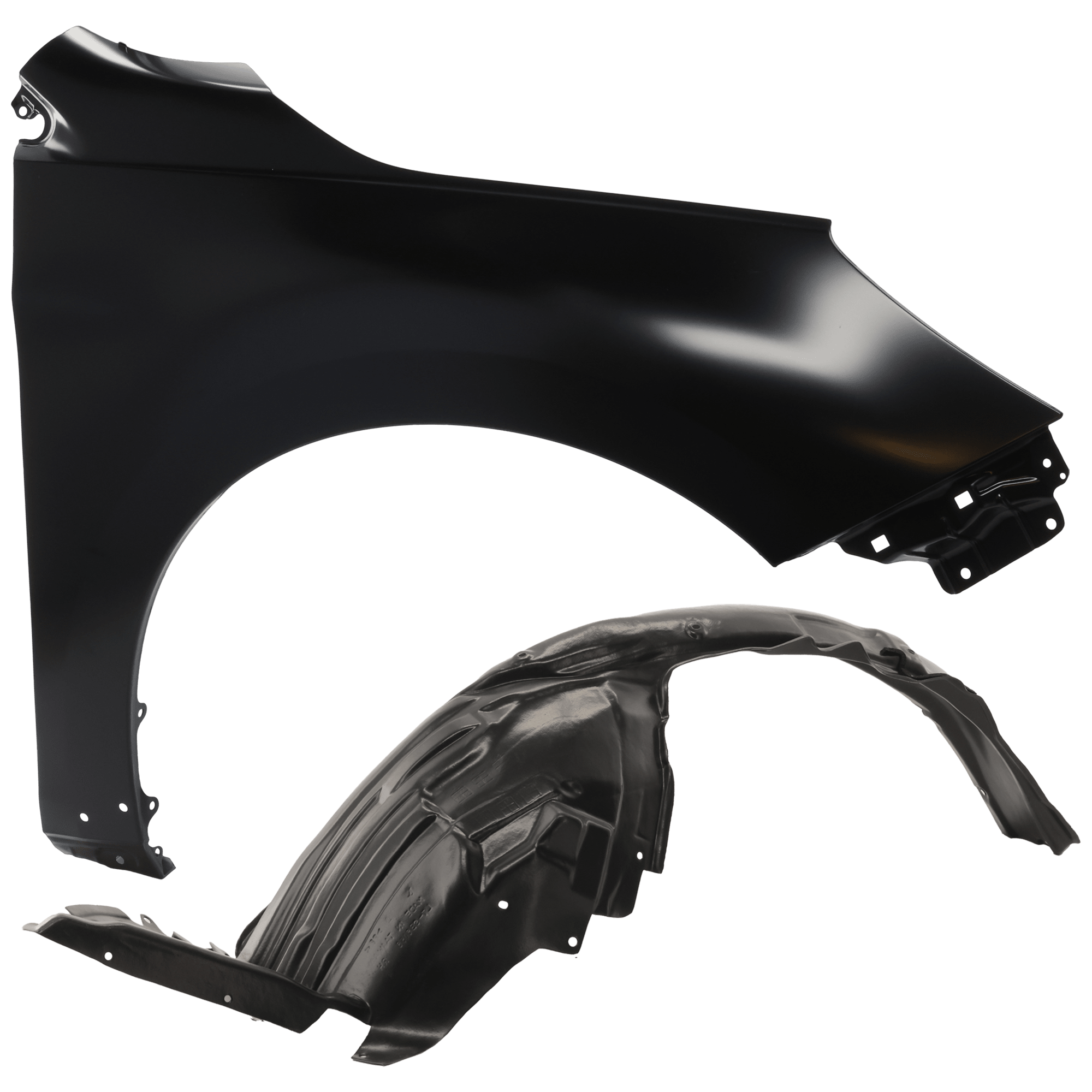 AM OUTBACK 15-17 FRONT FENDER RH Primed with Fender Liner SKU KIT 050926 AE02 Partslink SU1241141 SU1249125 OEM 57120AL02A9P 59110AL02B 59110A