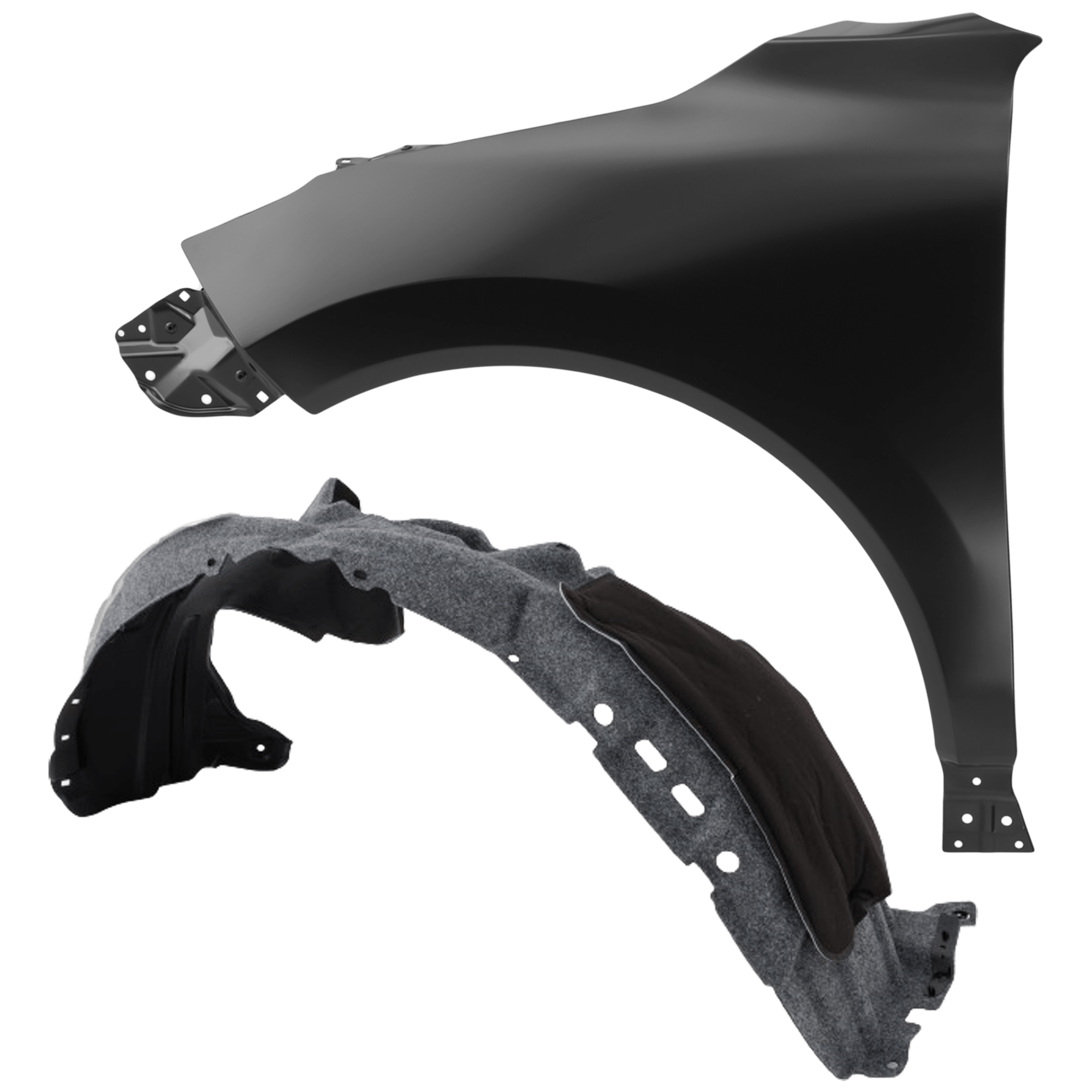 AM VENZA 21-24 FRONT FENDER LH Primed with Fender Liner SKU KIT 050926 AE06 Partslink TO1240281 TO1249250 OEM 5380248160-5387648190