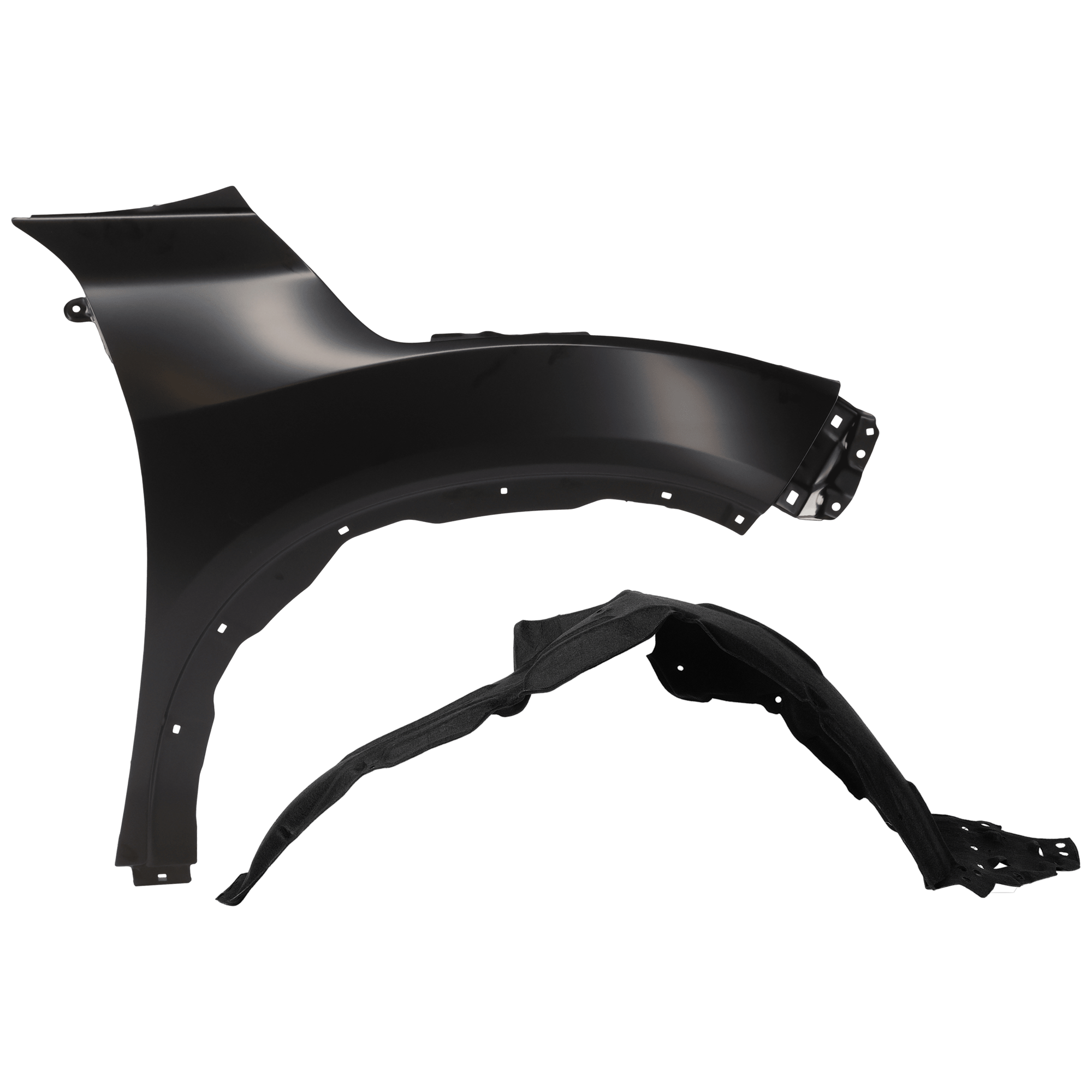 AM HR V 16-18 FRONT FENDER RH 2 pc Kit Primed with Fender Liner SKU KIT 050926 AE1001 Partslink HO1241190 HO1249164 OEM 60211T7WA90ZZ 74100T7WA10 PFM