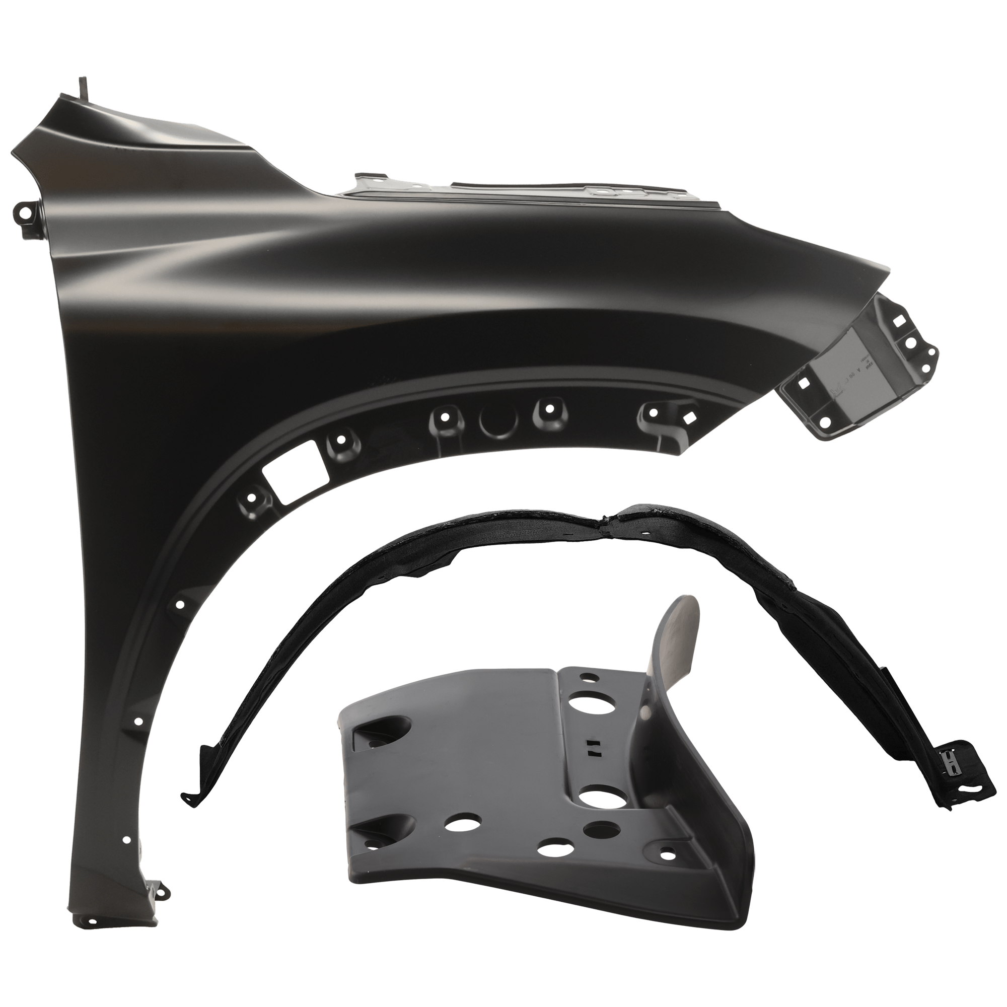 AM NX300 NX300H 18-19 FRONT FENDER RH 3 pc Kit Primed with Fender Liners SKU KIT 050926 AE1121 Partslink LX1241137 LX1251118 LX1249139 OEM 5381178010-5389578011-53875780