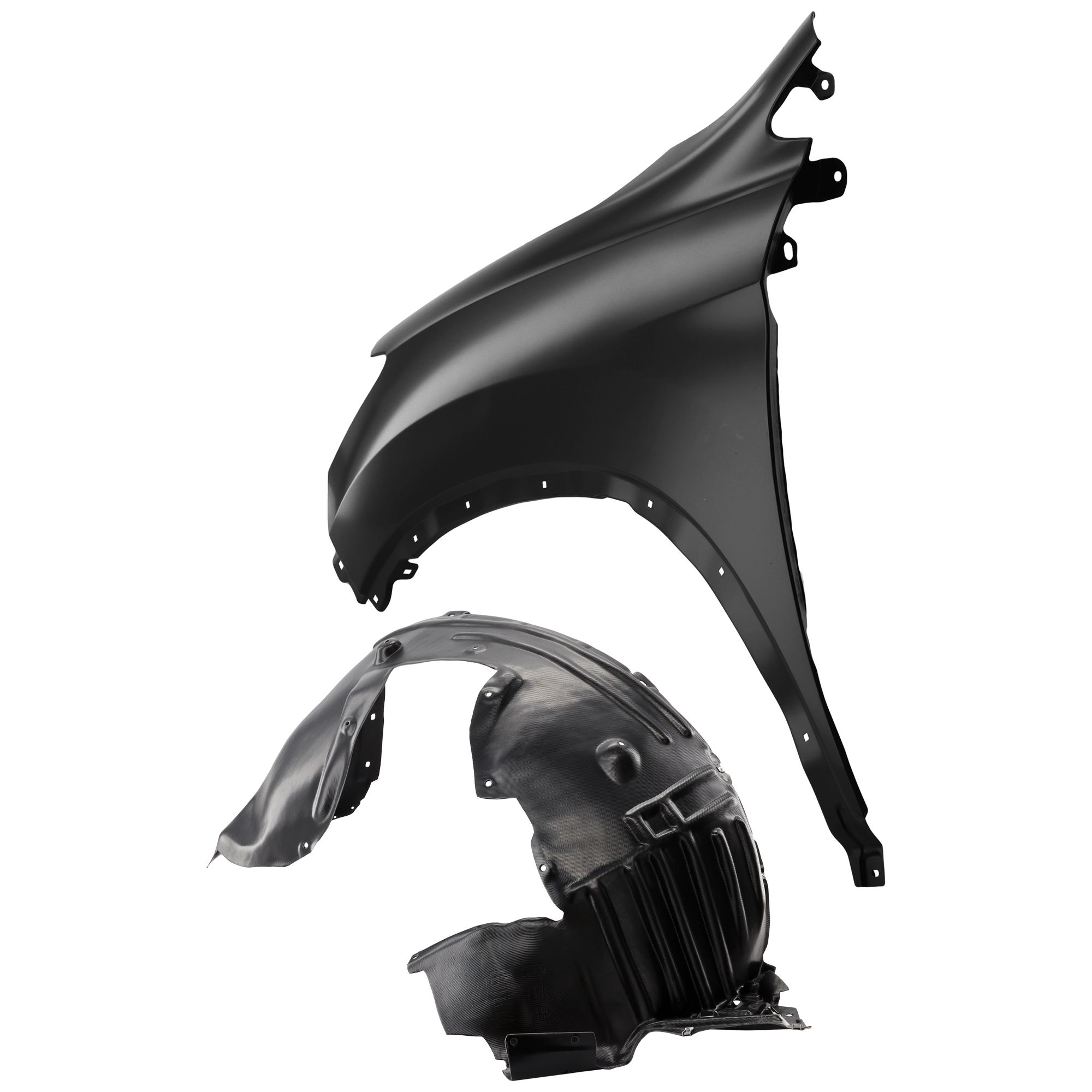AM PILOT 16-18 FRONT FENDER LH 2 pc Kit Primed with Fender Liner SKU KIT 050926 AE1147 Partslink HO1240191 HO1248162 OEM 60261TG7A90ZZ 74151TG7A00