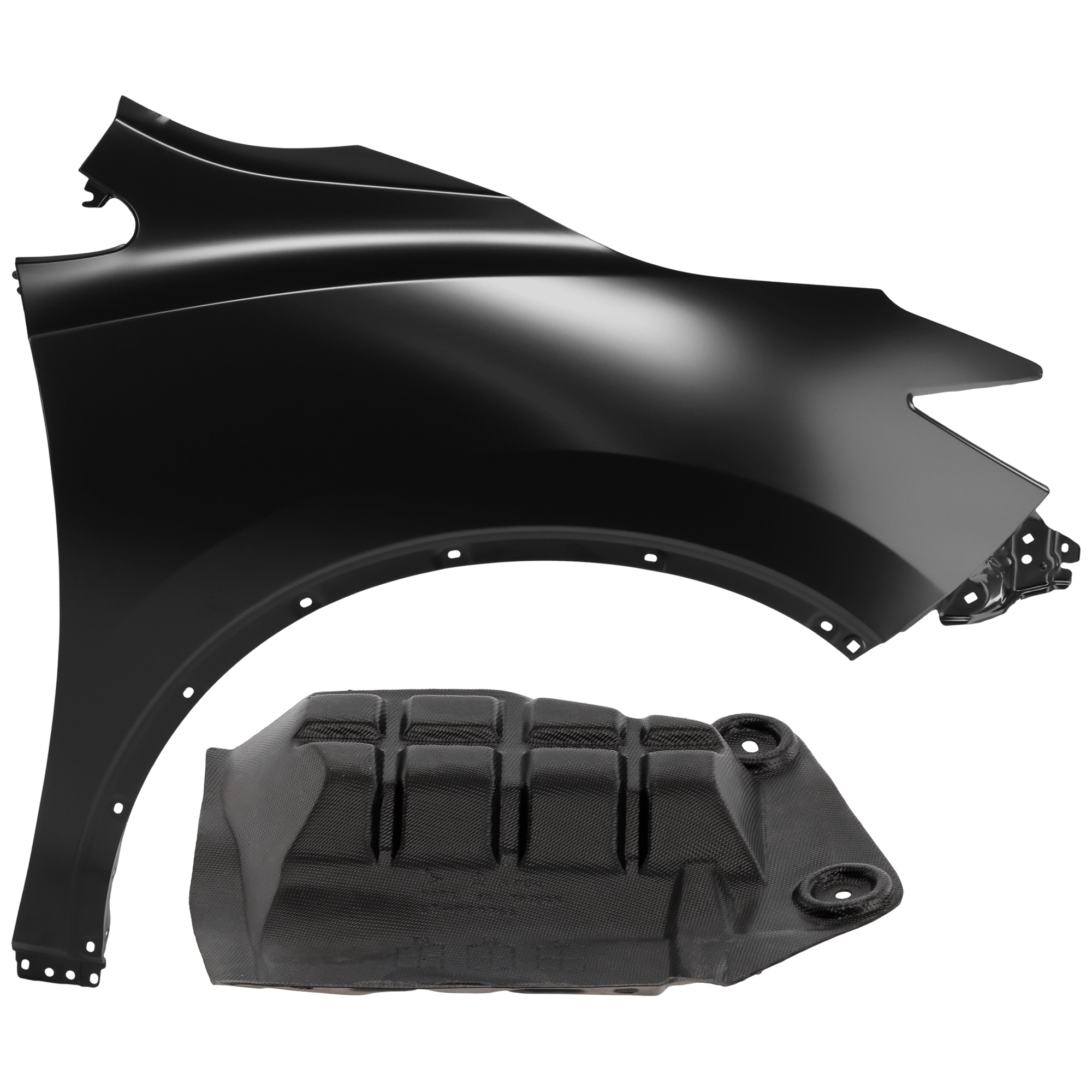 AM MURANO 15-23 FRONT FENDER RH 2 pc Kit Primed with Fender Liner SKU KIT 050926 AE1179 OEM 631005AA0A 648385AA0B PFM