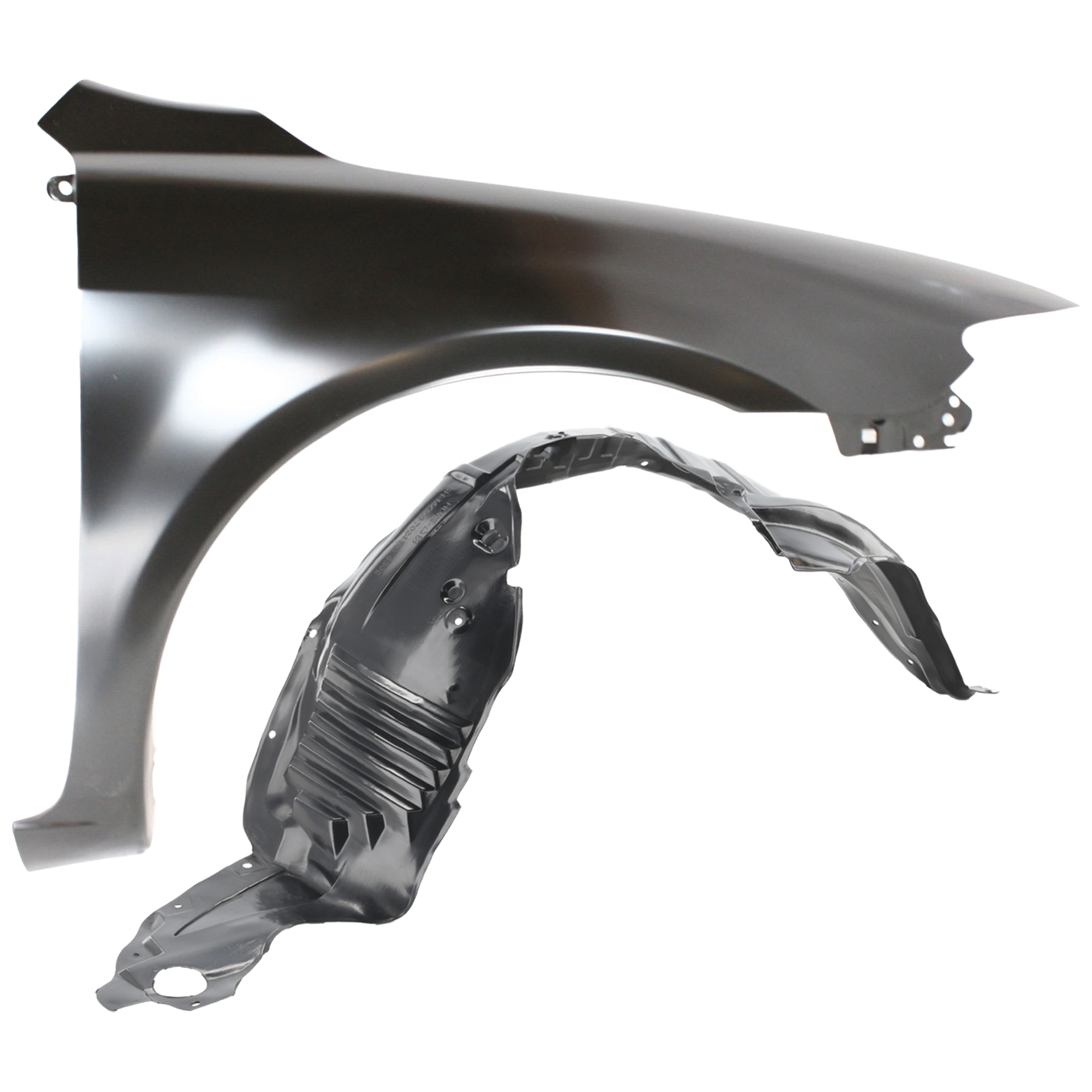 AM 6-06-08 FRONT FENDER RH Primed with Fender Liner SKU KIT 050926 AE118 Partslink MA1241147 MA1249132 OEM GK2A52111B GJ6A56130N
