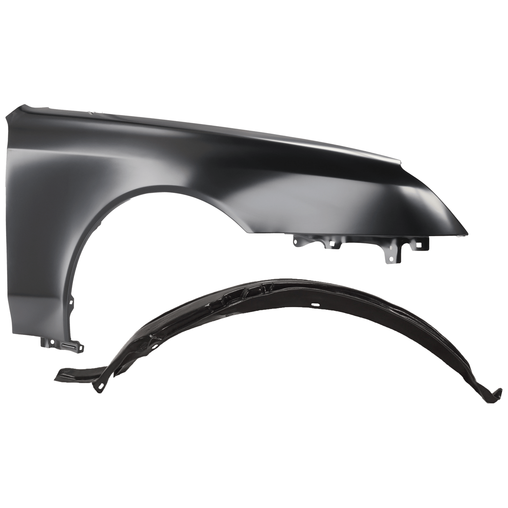 AM PRELUDE 97-01 FRONT FENDER RH Primed with Fender Liner SKU KIT 050926 AE123 Partslink HO1241149 HO1249115 OEM 60211S30A90ZZ 74101S30000