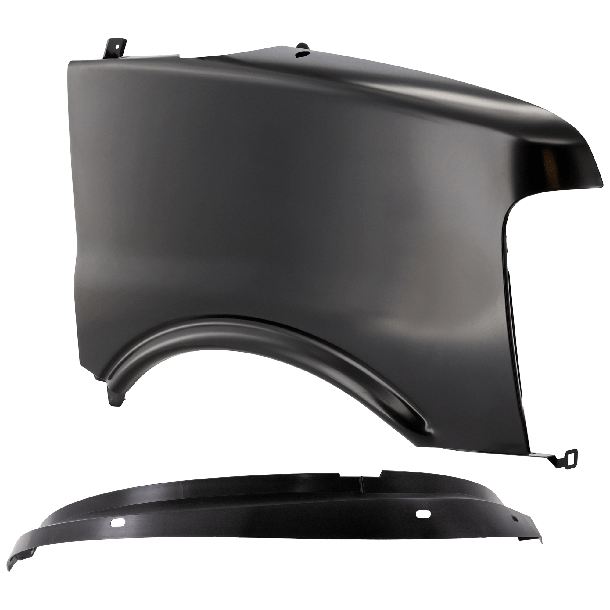 AM EXPRESS SAVANA 2500-3500-03-23 FRONT FENDER RH 2 pc Kit Primed with Fender Liner SKU KIT 050926 AE1240 Partslink GM1241312 GM1247117 OEM 25737844-10356834