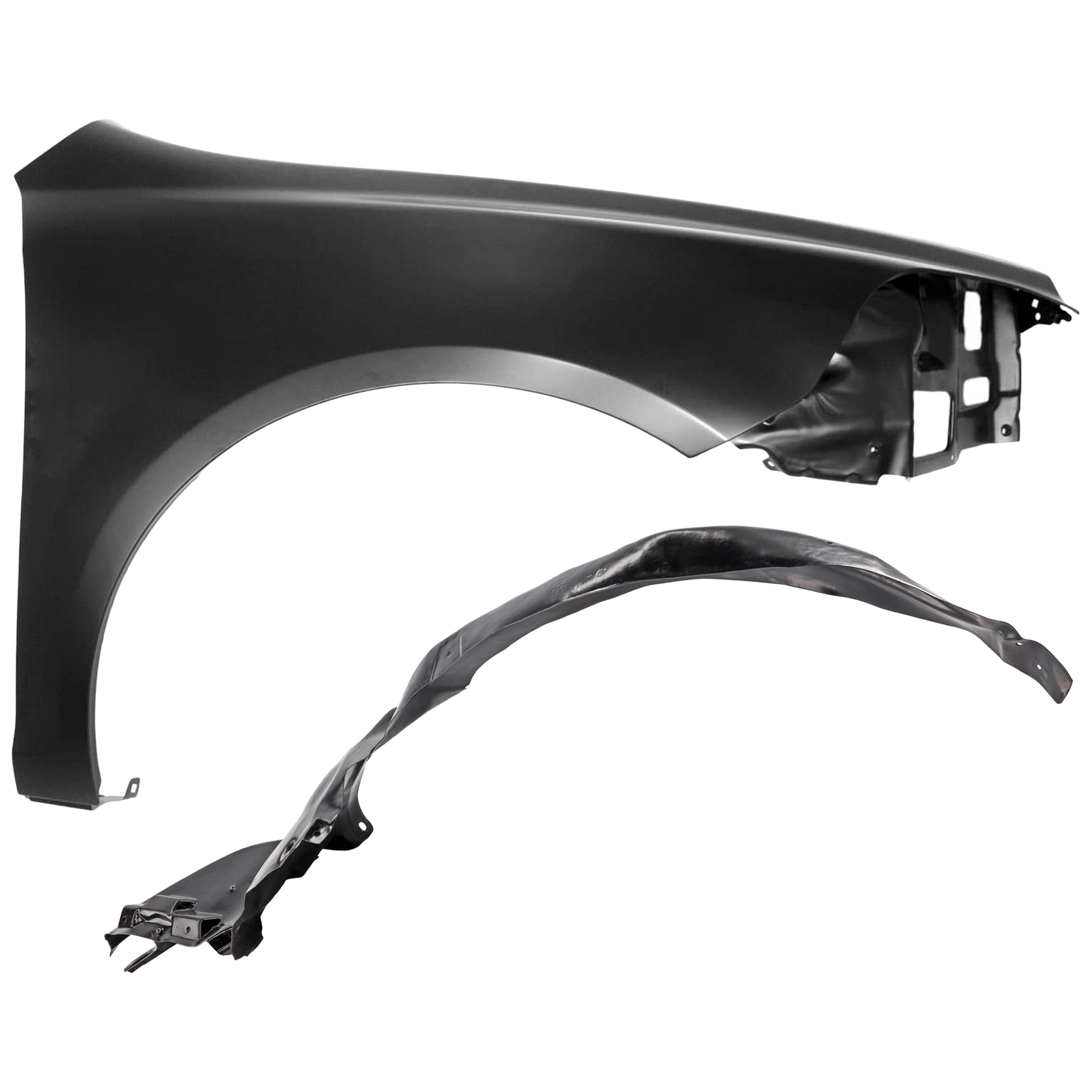 AM MALIBU 08-12 FRONT FENDER RH 2 pc Kit Primed with Fender Liner SKU KIT 050926 AE1258 OEM 25949346-15825372-20830626 PFM