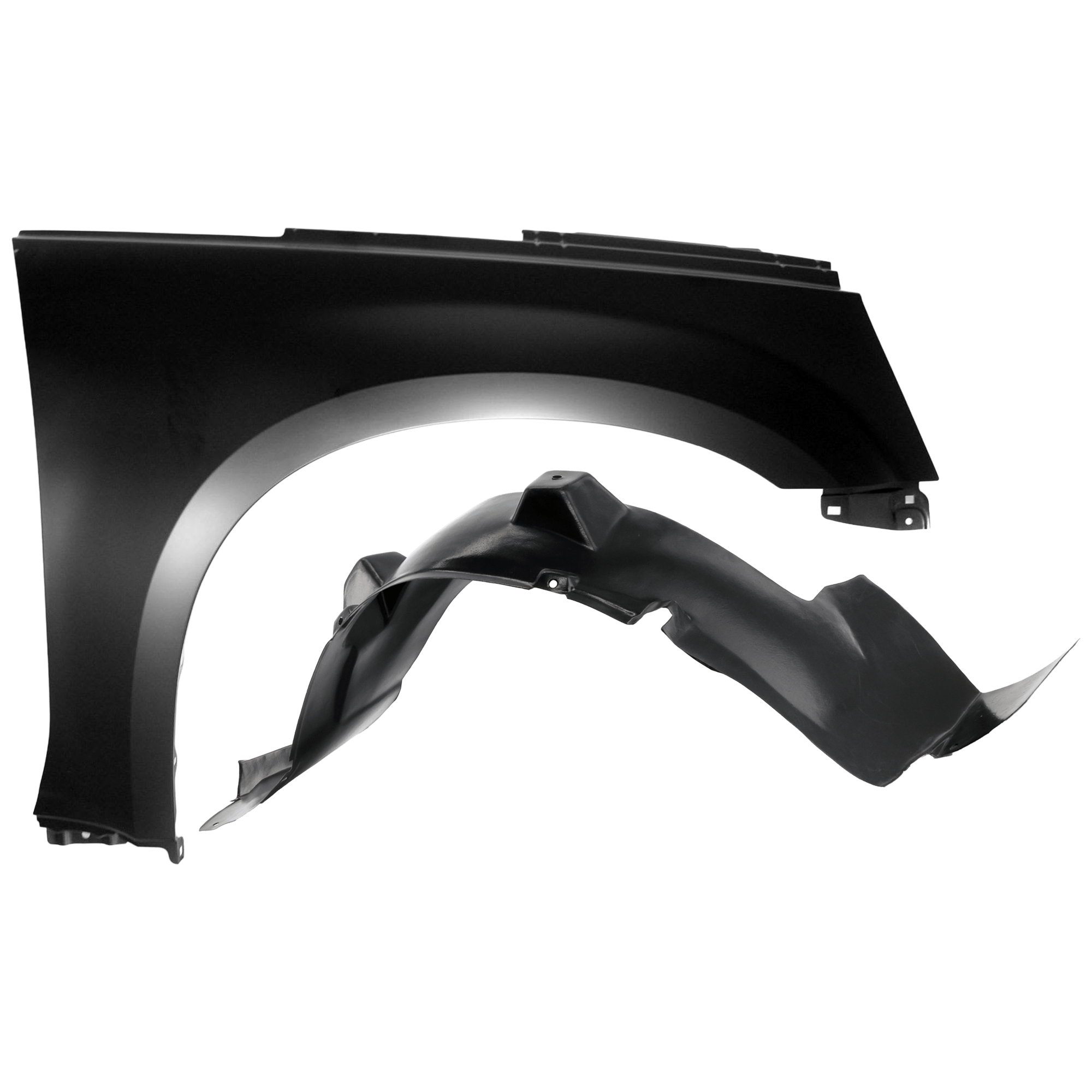 AM EQUINOX 05-09 FRONT FENDER RH 2 pc Kit Primed with Fender Liner SKU KIT 050926 AE1259 Partslink GM1241343 GM1251113 OEM 25849188-25950044