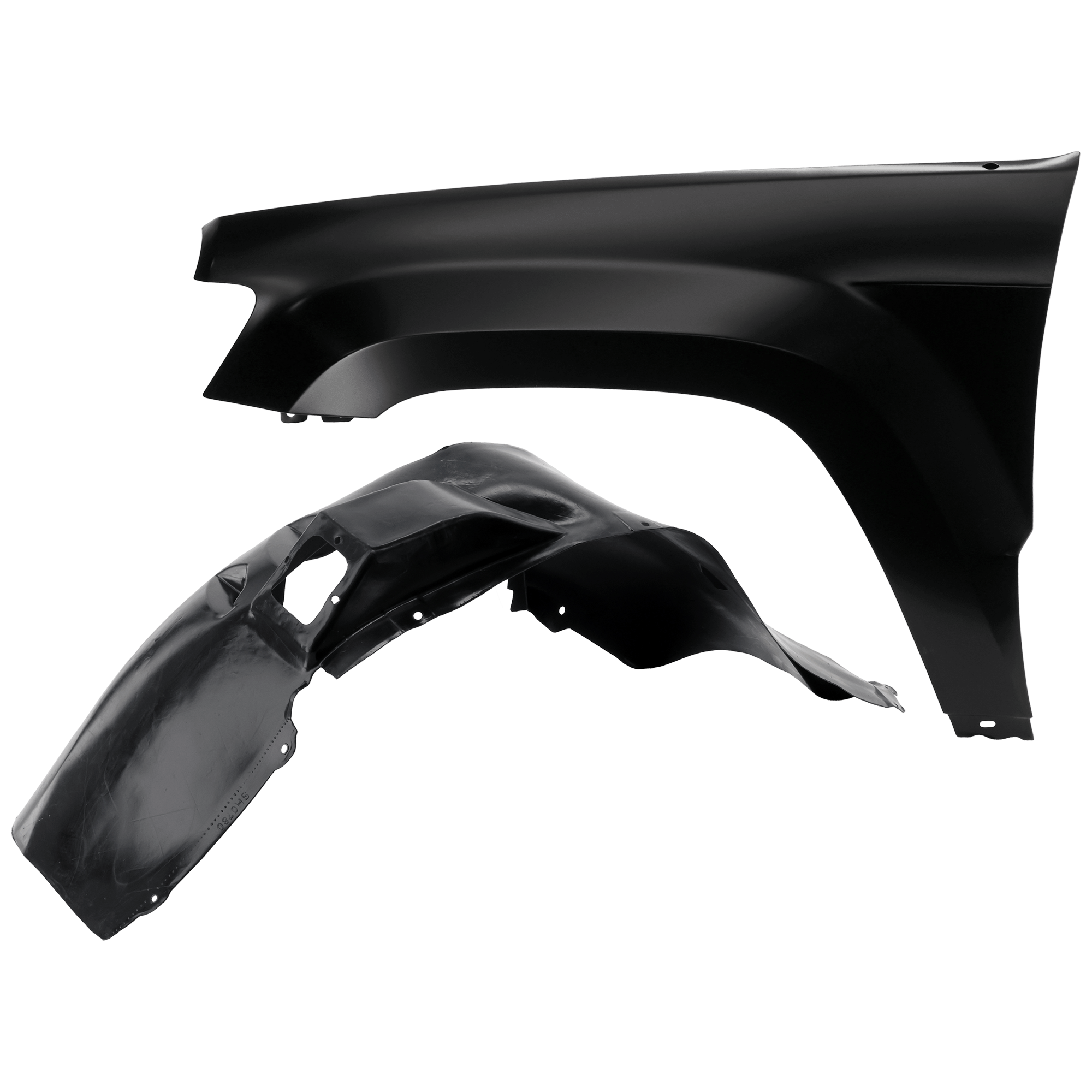 AM GRAND CHEROKEE 08-10 FRONT FENDER LH 2 pc Kit Primed with Fender Liner SKU KIT 050926 AE1268 OEM 55394451AB 55079097AA PFM