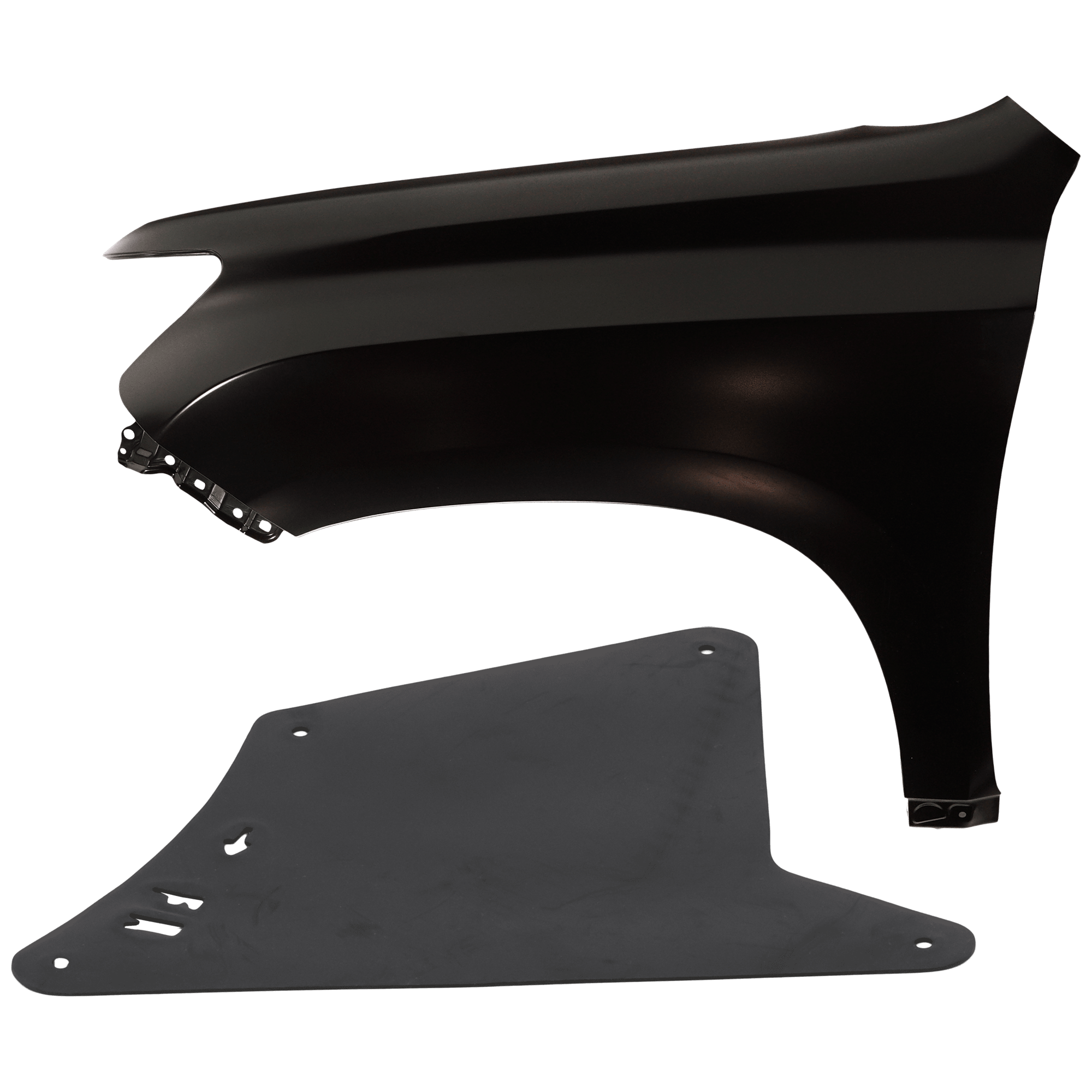 AM GX460-10-23 FRONT FENDER RH 2 pc Kit Primed with Fender Liner SKU KIT 050926 AE1292 Partslink LX1241131 TO1251129 OEM 5381160C80-5373535151