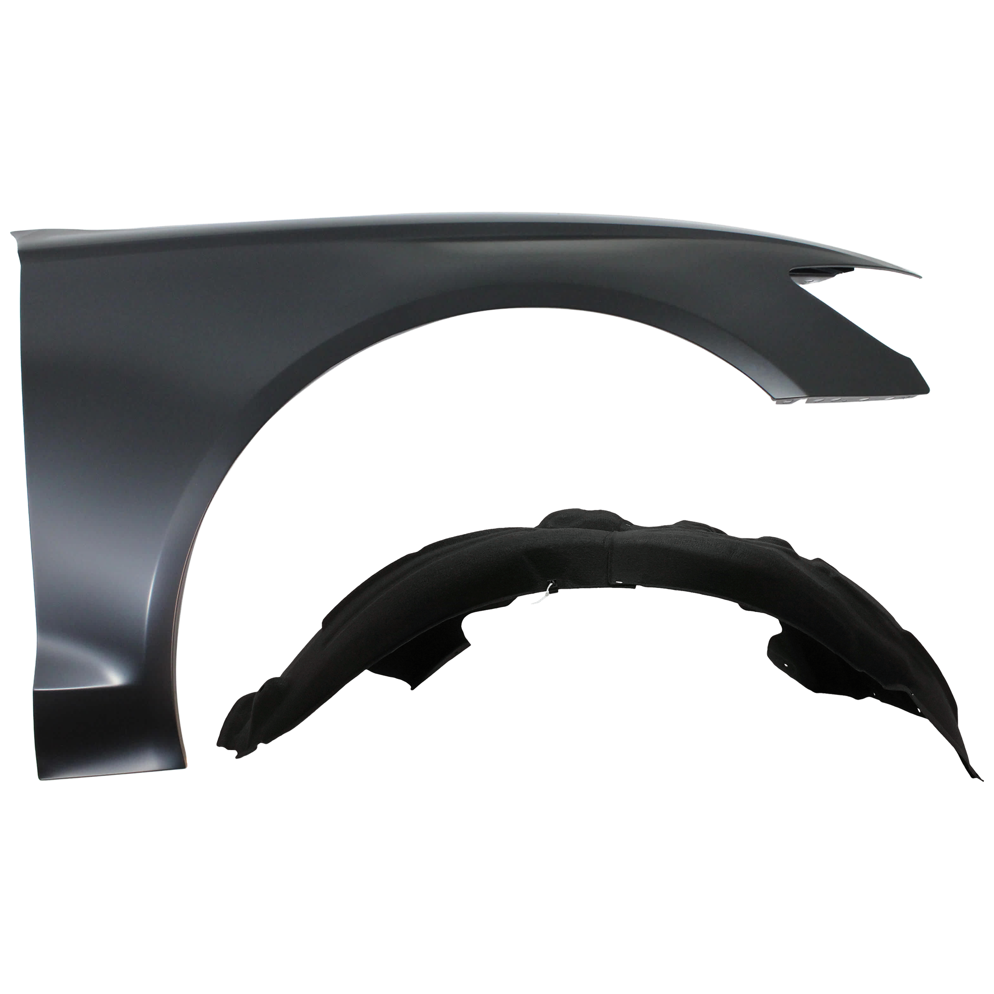 AM A6 A6 QUATTRO 17-18 FRONT FENDER RH Primed with Fender Liner SKU KIT 050926 AE129 Partslink AU1241126 AU1249149 OEM 4G0821102 PFM 4G0821134F