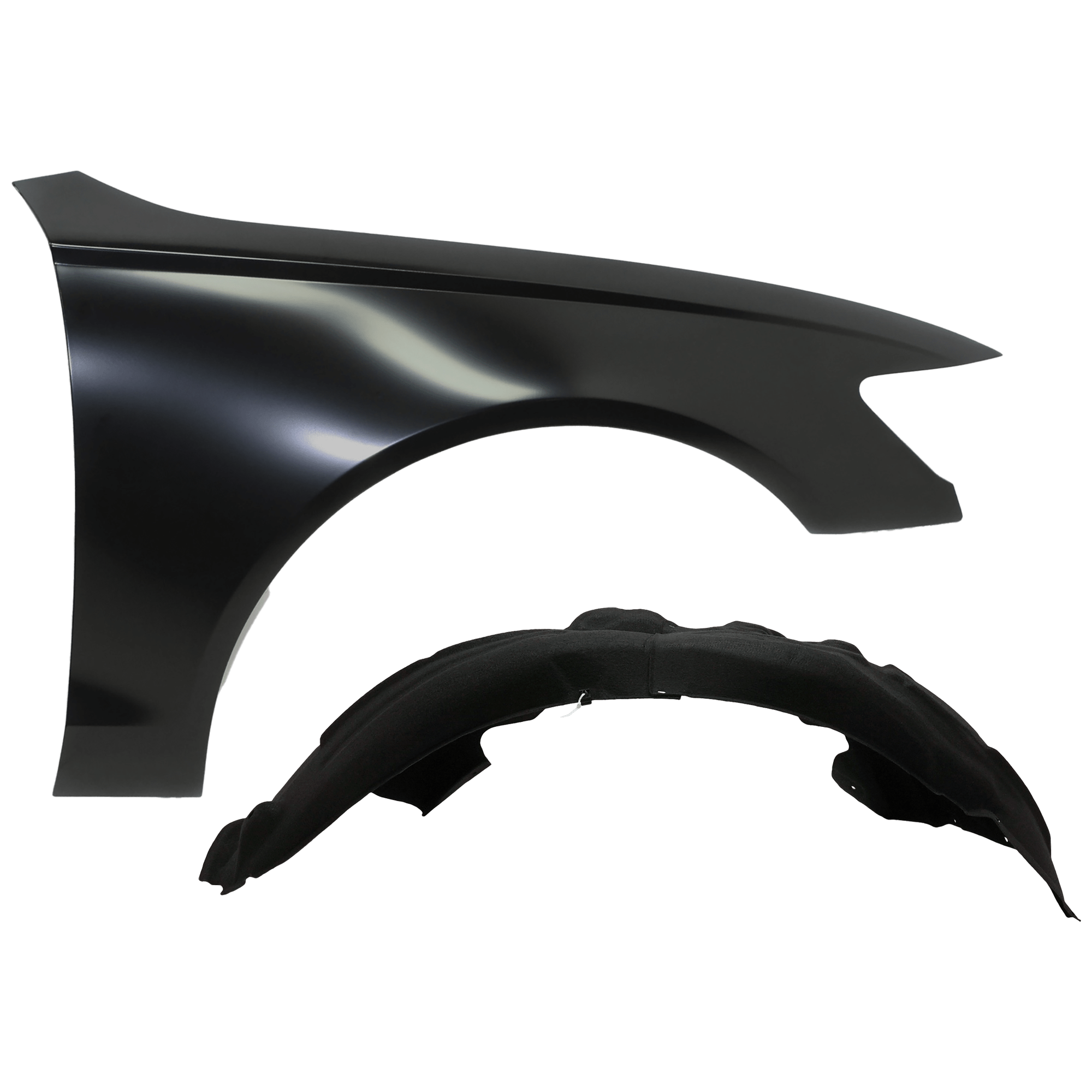 AM A6-17-18 A6 QUATTRO 17-18 FRONT FENDER RH Primed with Fender Liner SKU KIT 050926 AE130 Partslink AU1241125 AU1249149 OEM 4G0821102-4G0821134F