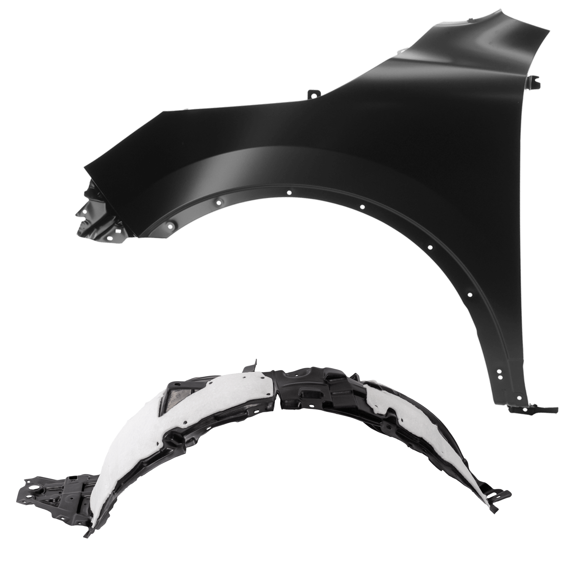 AM ROGUE SPORT 17-21 FRONT FENDER LH 2 pc Kit Primed with Fender Liner SKU KIT 050926 AE1330 Partslink NI1240228 NI1248164 OEM F31016MAMA 638416MA0A PFM