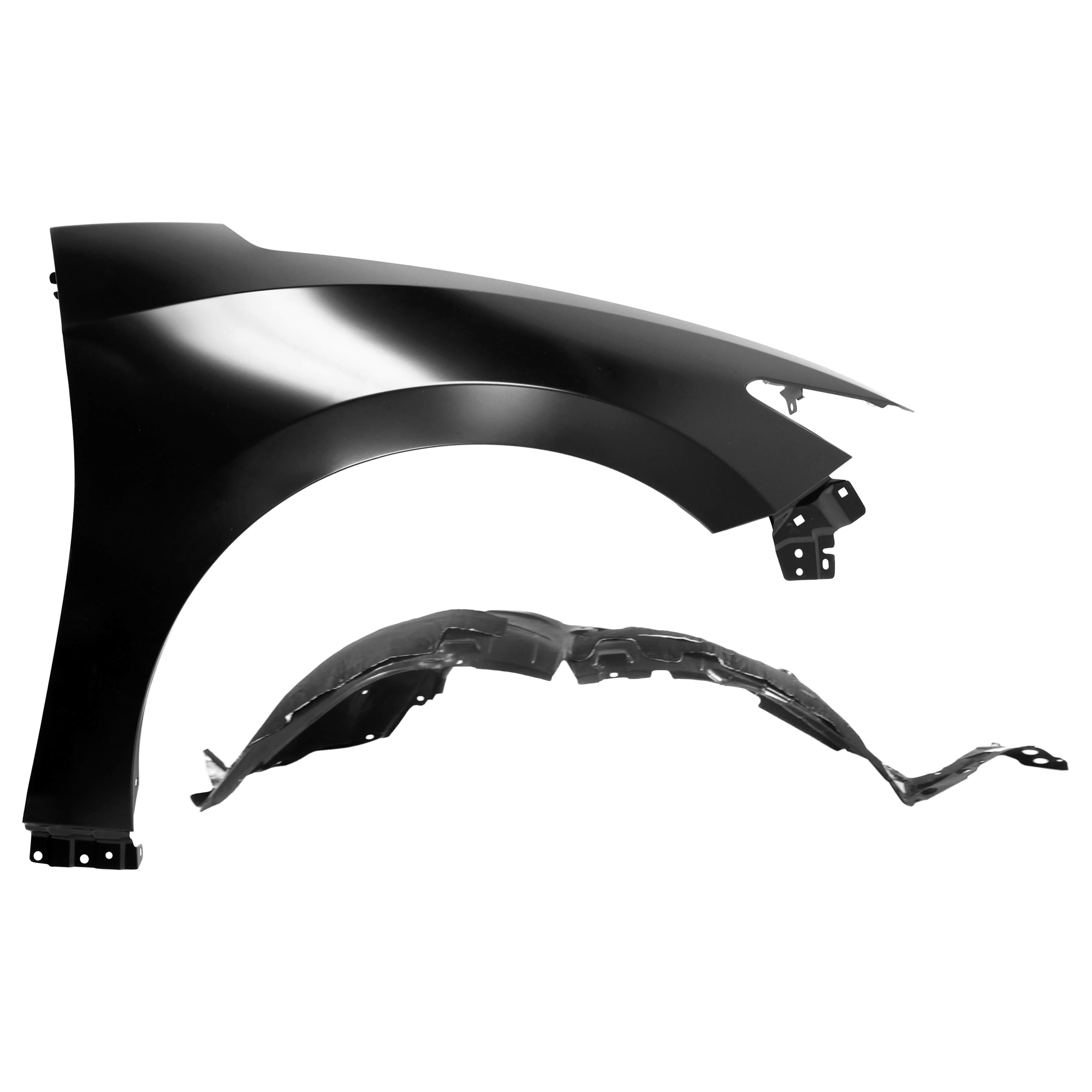 AM MAXIMA 16-23 FRONT FENDER RH 2 pc Kit Primed with Fender Liner SKU KIT 050926 AE1341 Partslink NI1241224 NI1249159 OEM 631004RA0A 638404RA1D PFM