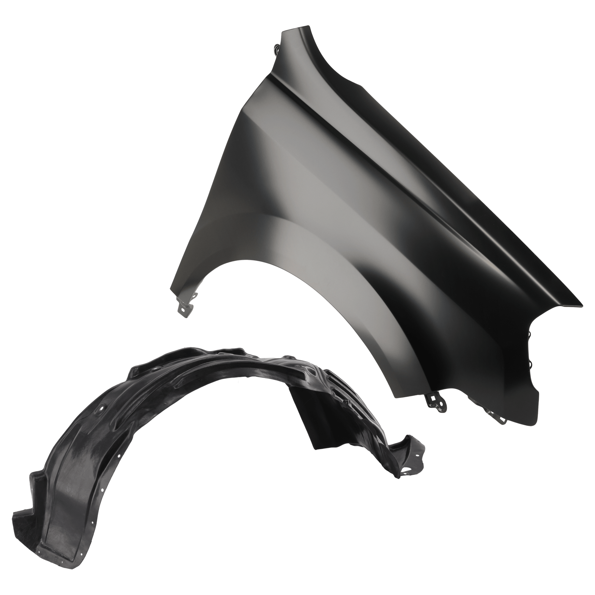 AM PILOT 09-11 FRONT FENDER RH 2 pc Kit Primed with Fender Liner SKU KIT 050926 AE1344 Partslink HO1241175 HO1249135 OEM 60211SZAA90ZZ 74101SZAA00