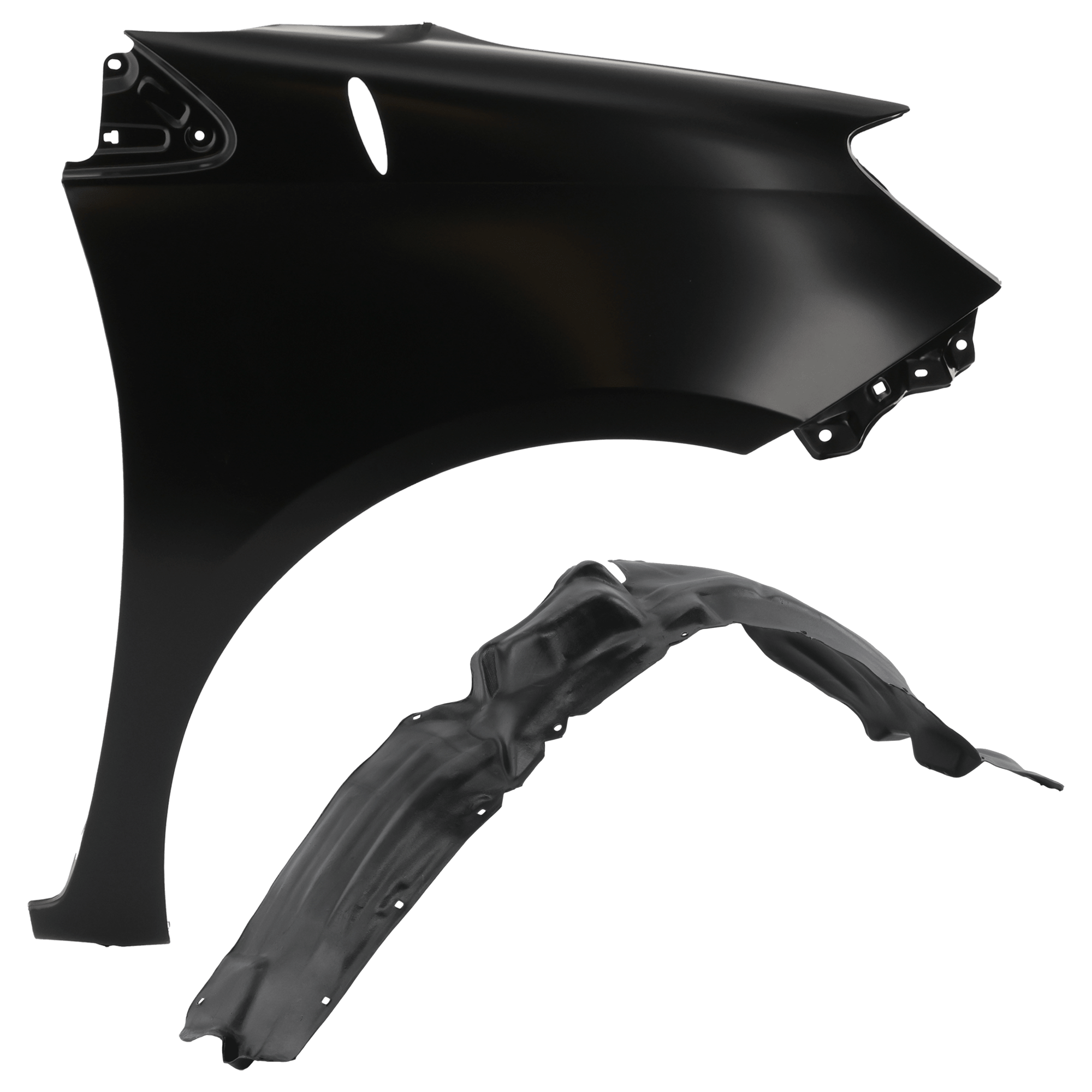 AM SIENNA 04-05 FRONT FENDER RH Primed with Fender Liner SKU KIT 050926 AE136 Partslink TO1241202 TO1249130 OEM 53811AE030-53875AE010