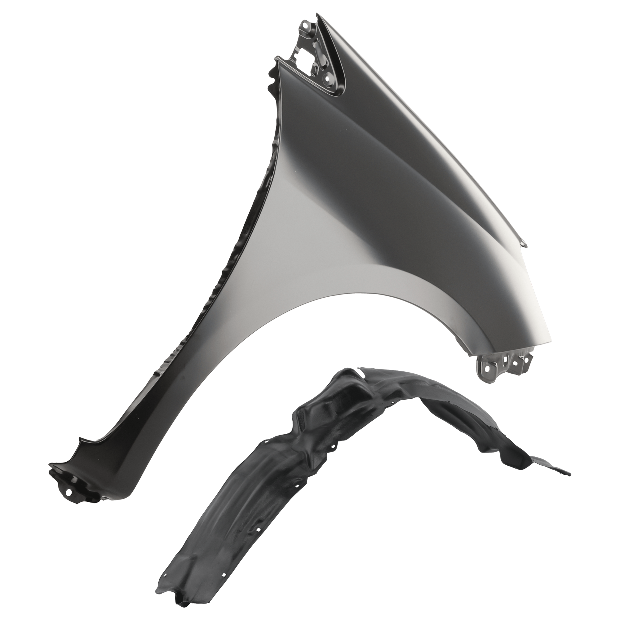 AM SIENNA 04-05 FRONT FENDER RH Primed with Fender Liner SKU KIT 050926 AE137 Partslink TO1241203 TO1249130 OEM 53811AE040-53875AE010
