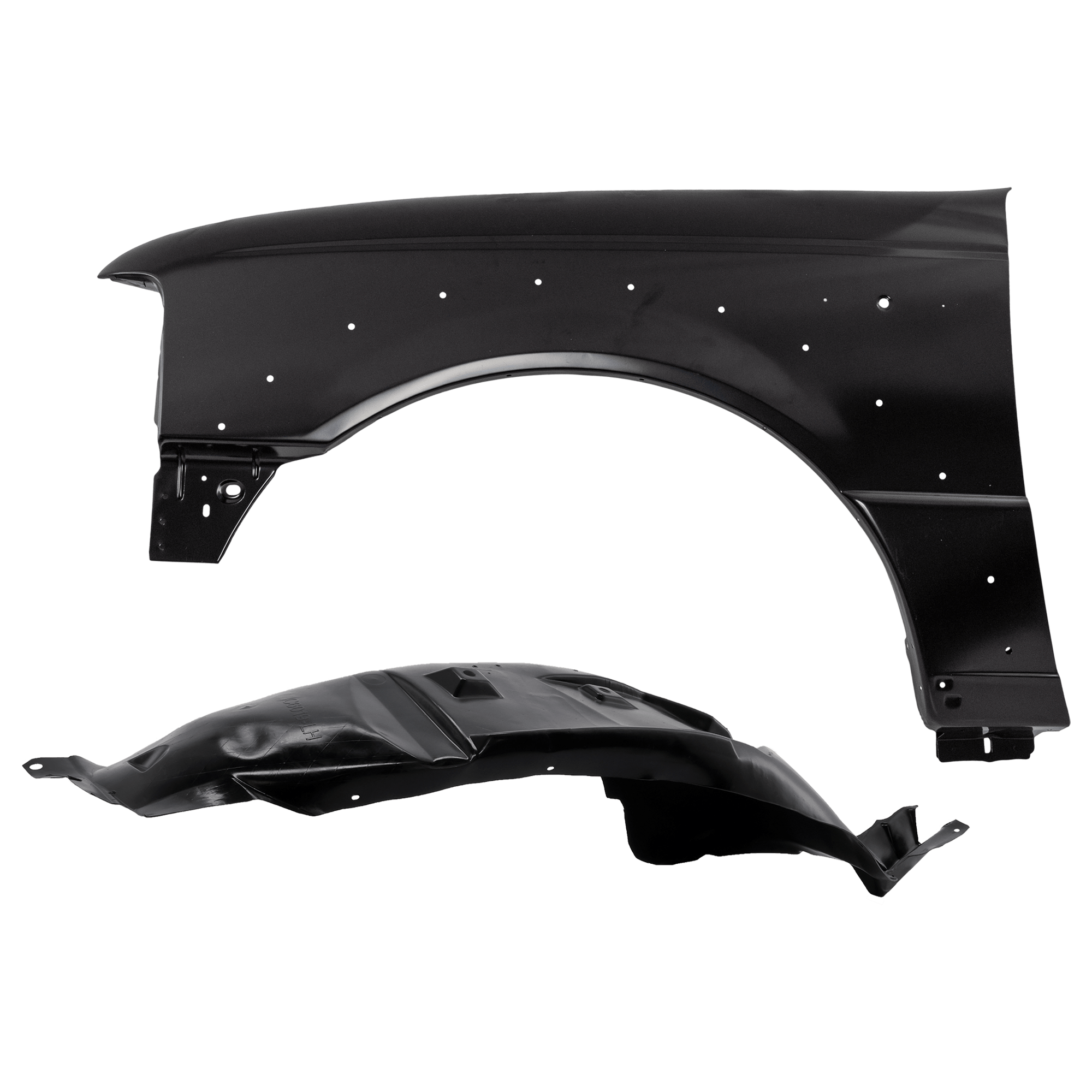 AM RANGER 06-11 FRONT FENDER LH 2 pc Kit Primed with Fender Liner SKU KIT 050926 AE1390 Partslink FO1240256 FO1248109 OEM 6L5Z16006BA 7L5Z16055A