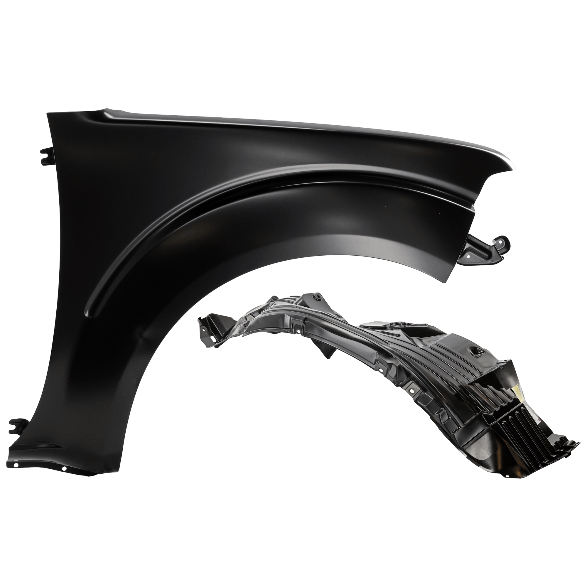AM FRONTIER 05-19 FRONT FENDER RH Primed 2 pc kit with 1 Fender and 1 Fender Liner SKU KIT 050926 AE1472 Partslink NI1241184 NI1251128 OEM 63100ZL15A 63840ZS00A