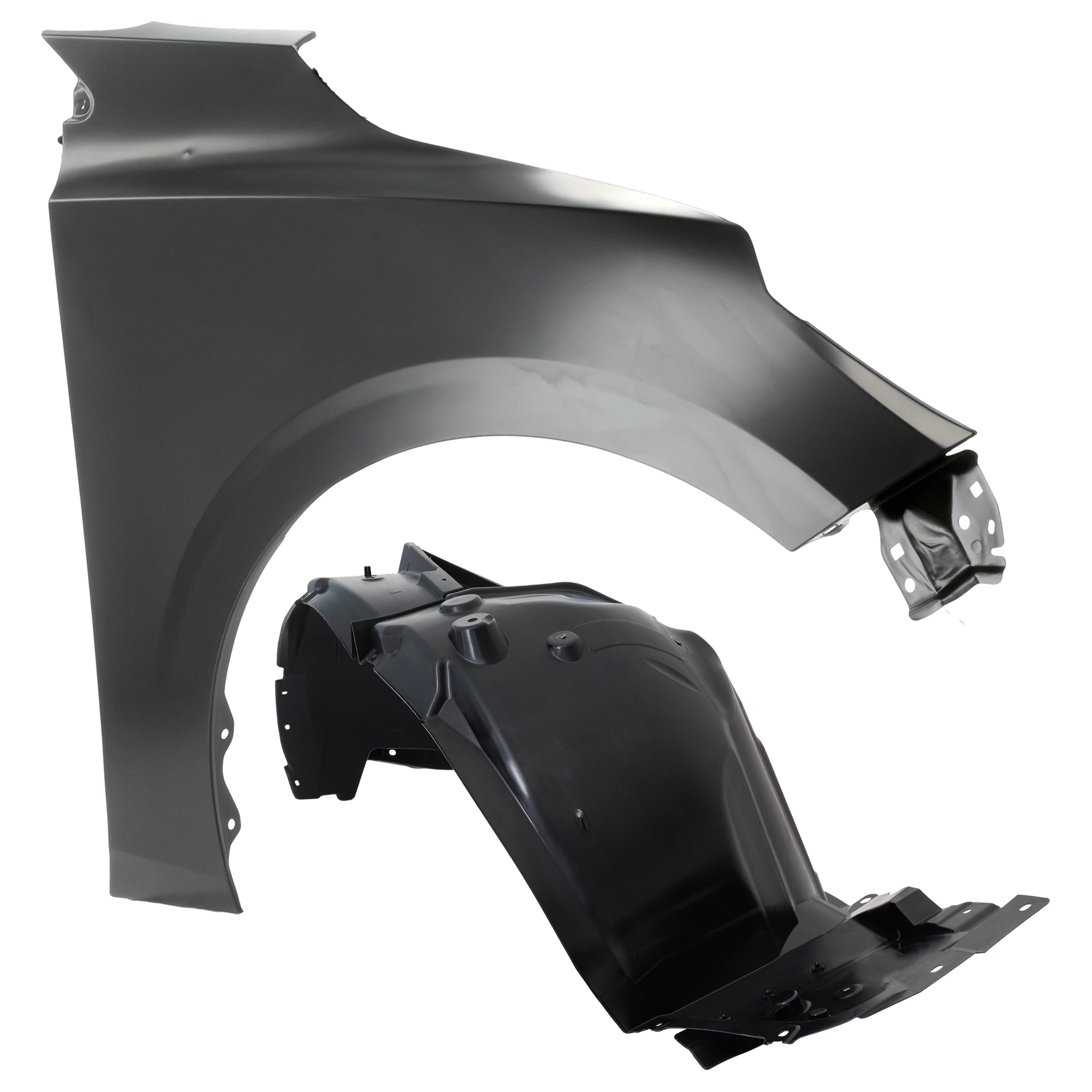 AM SENTRA 20-23 FRONT FENDER RH Primed with Fender Liner SKU KIT 050926 AE150 Partslink NI1241238 NI1249180 OEM F31006LBMB 638406LB0A