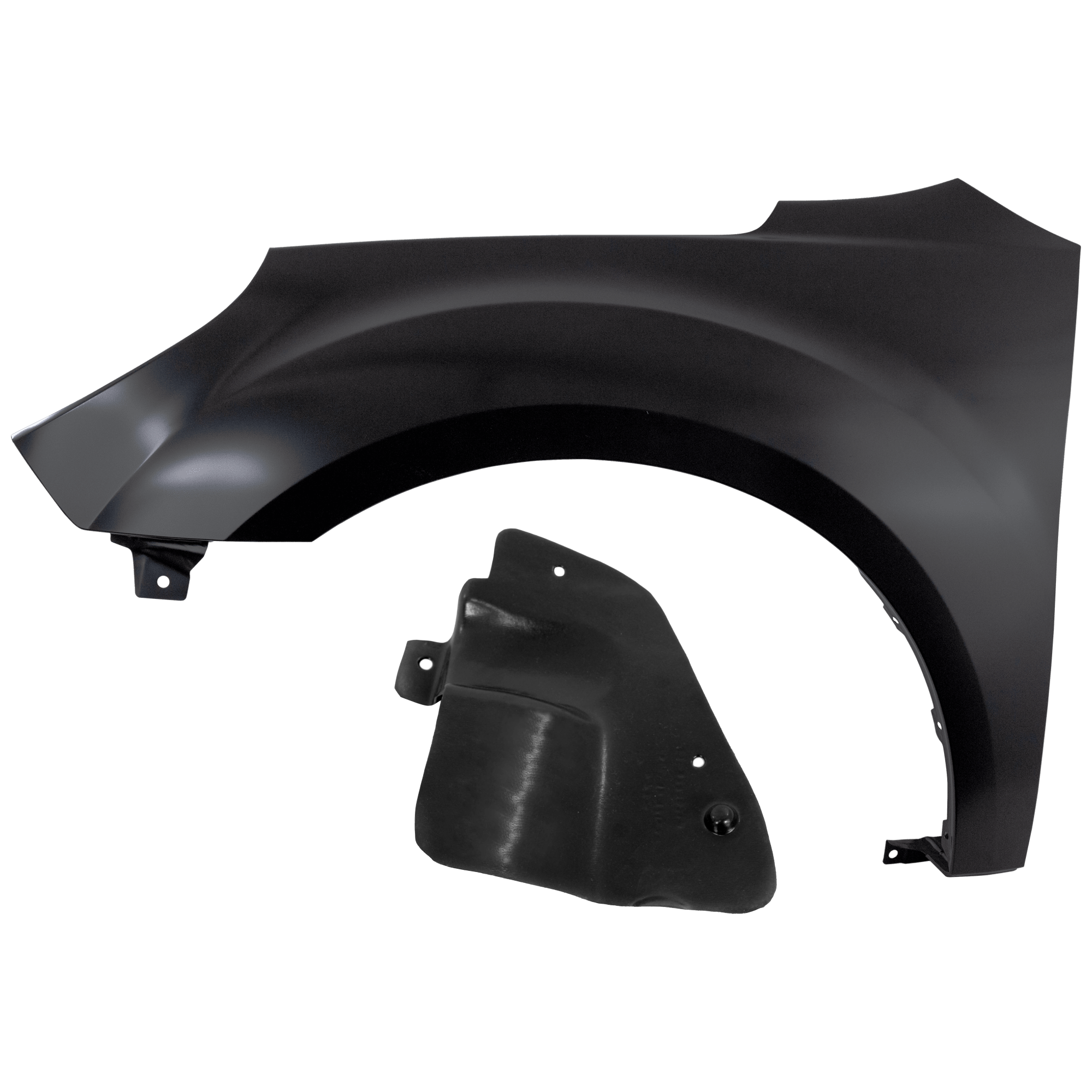 AM EQUINOX 14-17 FRONT FENDER LH Primed 2 pc kit with 1 Fender and 1 Fender Liner SKU KIT 050926 AE1573 Partslink GM1240364 GM1250162 OEM 22846917-22992825