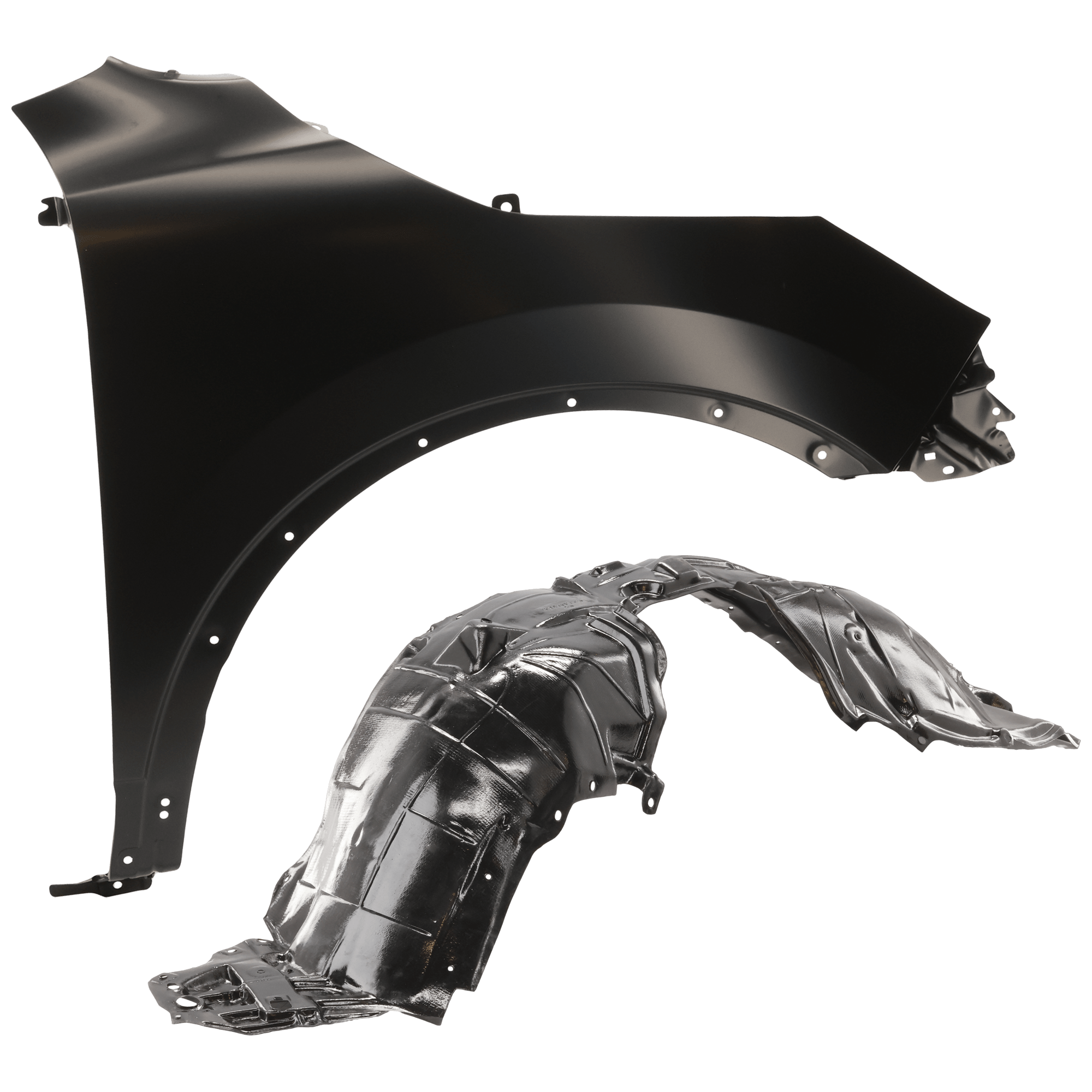 AM ROGUE SPORT 17-21 FRONT FENDER RH Primed 2 pc kit with 1 Fender and 1 Fender Liner SKU KIT 050926 AE1685 Partslink NI1241228 NI1249164 OEM F31006MAMA 638406MA0A PFM