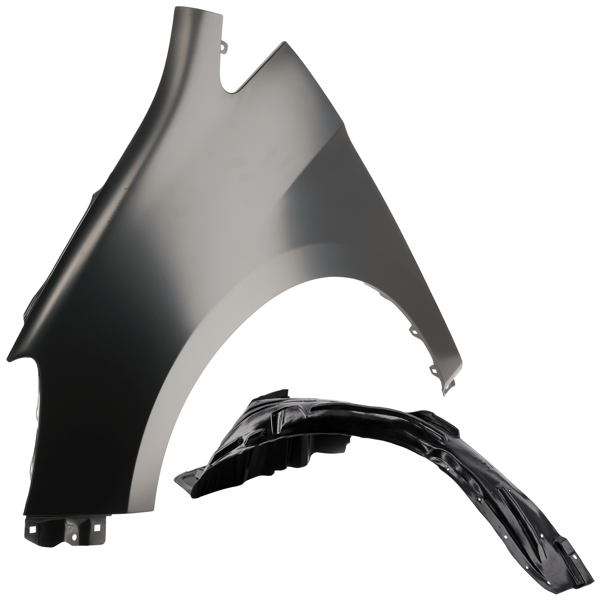 AM ODYSSEY 08-10 FRONT FENDER LH Primed 2 pc kit with 1 Fender and 1 Fender Liner SKU KIT 050926 AE1692 Partslink HO1240163 HO1248128 OEM 60261SHJA90ZZ 74151SHJA01