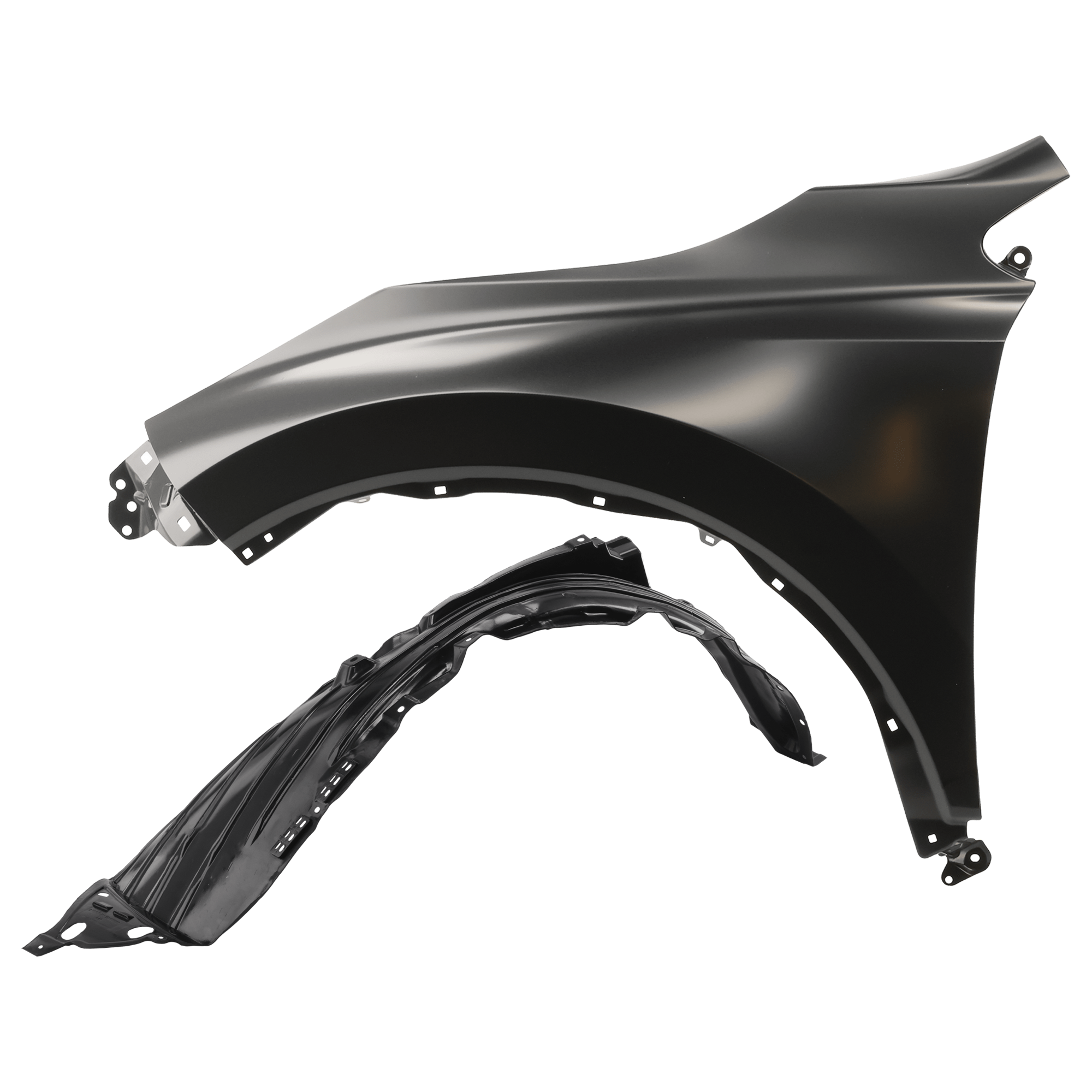 AM CR V 17-22 FRONT FENDER LH Primed with Fender Liner SKU KIT 050926 AE16 Partslink HO1240193 HO1248170 OEM 60261TLAA00ZZ 74150TLAA00