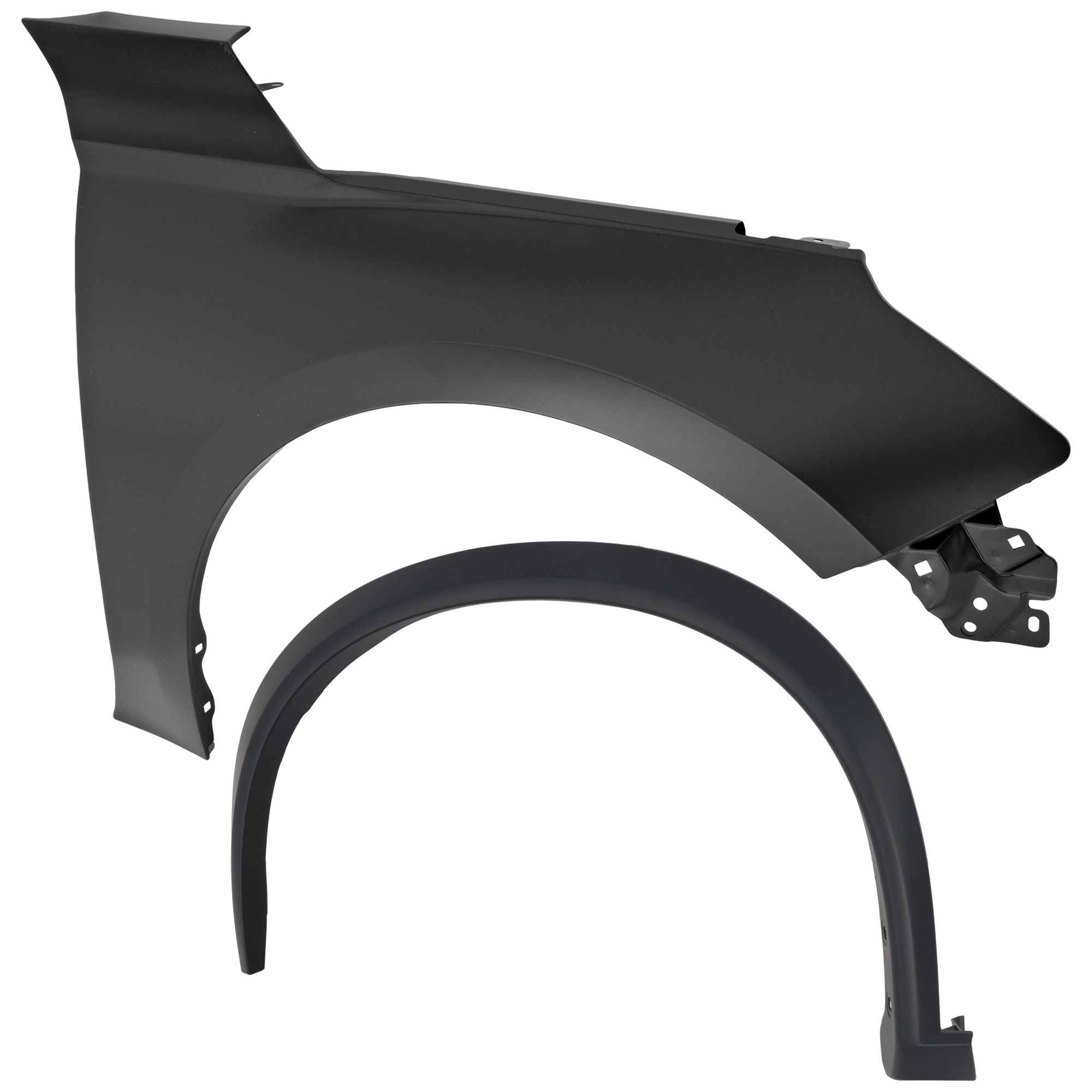 AM ALTIMA 19-25 FRONT FENDER RH Primed 2 pc kit with 1 Fender and 1 Fender Liner CAPA SKU KIT 050926 AE1712 Partslink NI1241234C NI1249165C OEM 631006CA0A 638406CA1A