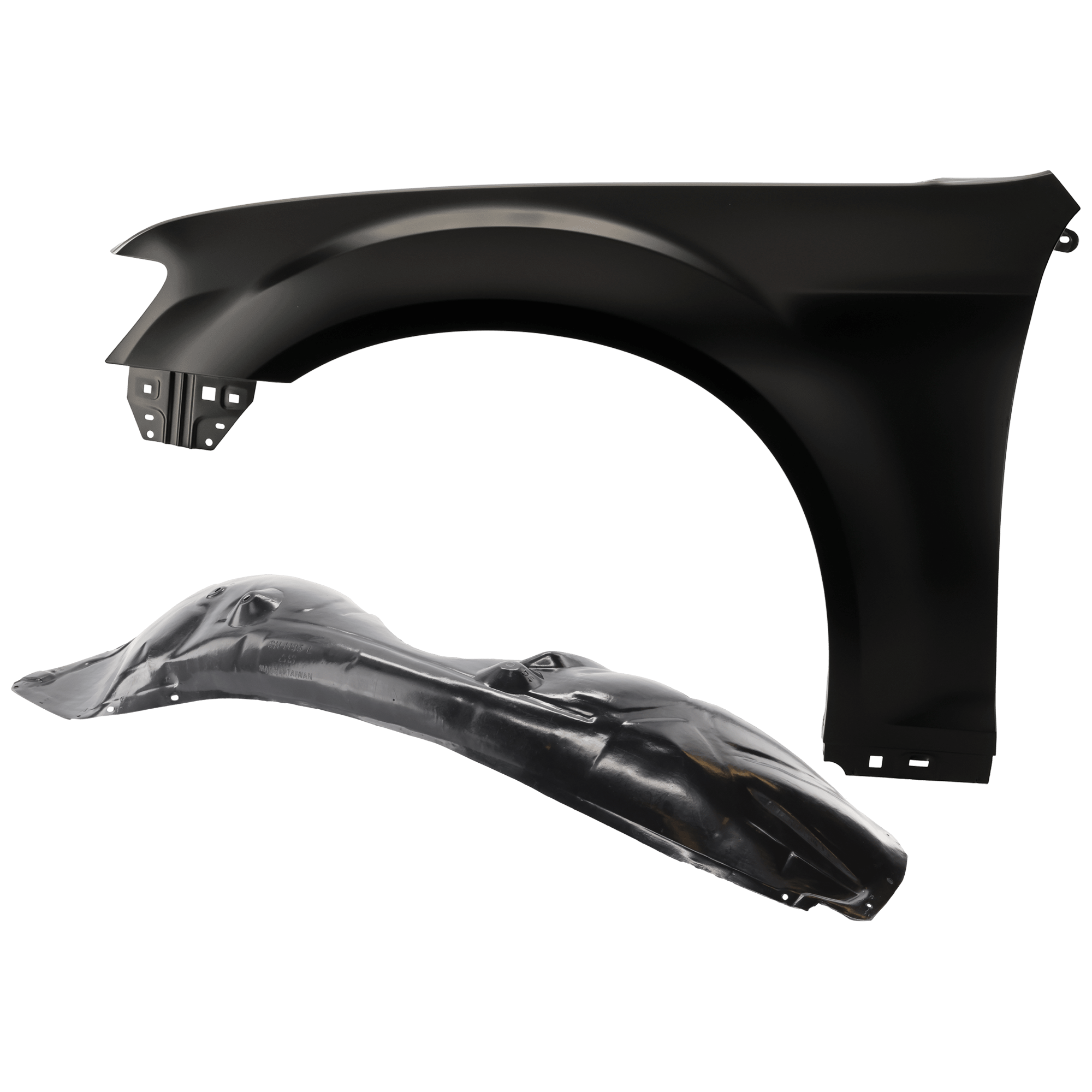 AM CHRYSLER 300-11-14 FRONT FENDER LH Primed with Fender Liner SKU KIT 050926 AE174 OEM 55113439AD 68084289AG PFM