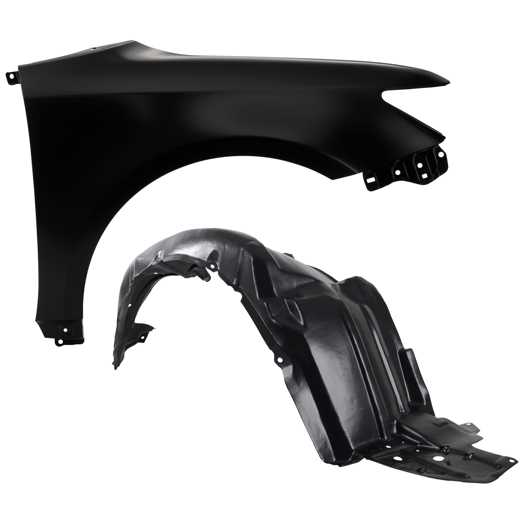 AM TC 11-13 FRONT FENDER RH Primed 2 pc kit with 1 Fender and 1 Fender Liner CAPA SKU KIT 050926 AE1752 Partslink SC1241105C SC1249108C OEM 5380121140-5387521100