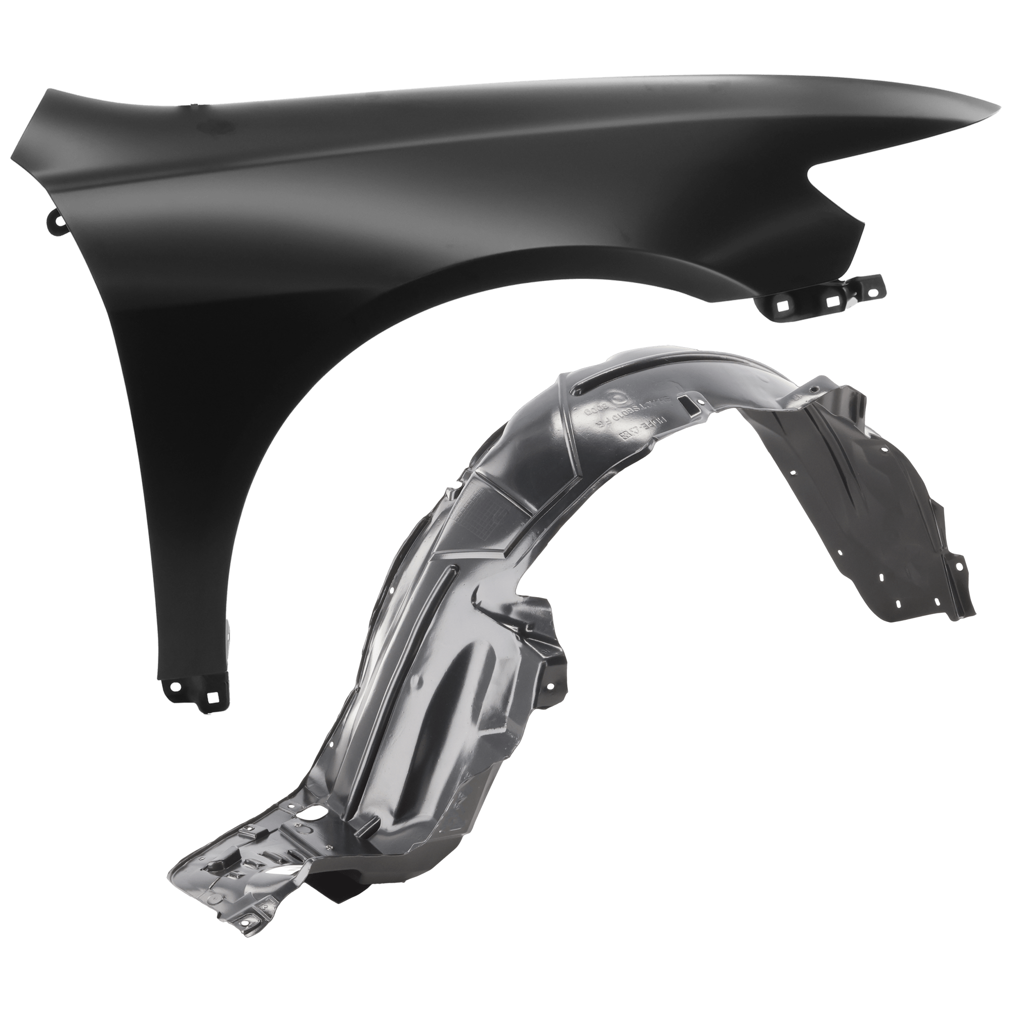 AM TSX 06-08 FRONT FENDER RH Primed with Fender Liner SKU KIT 050926 AE175 Partslink AC1241116 AC1249121 OEM 60211SEAA90ZZ 74101SEA010